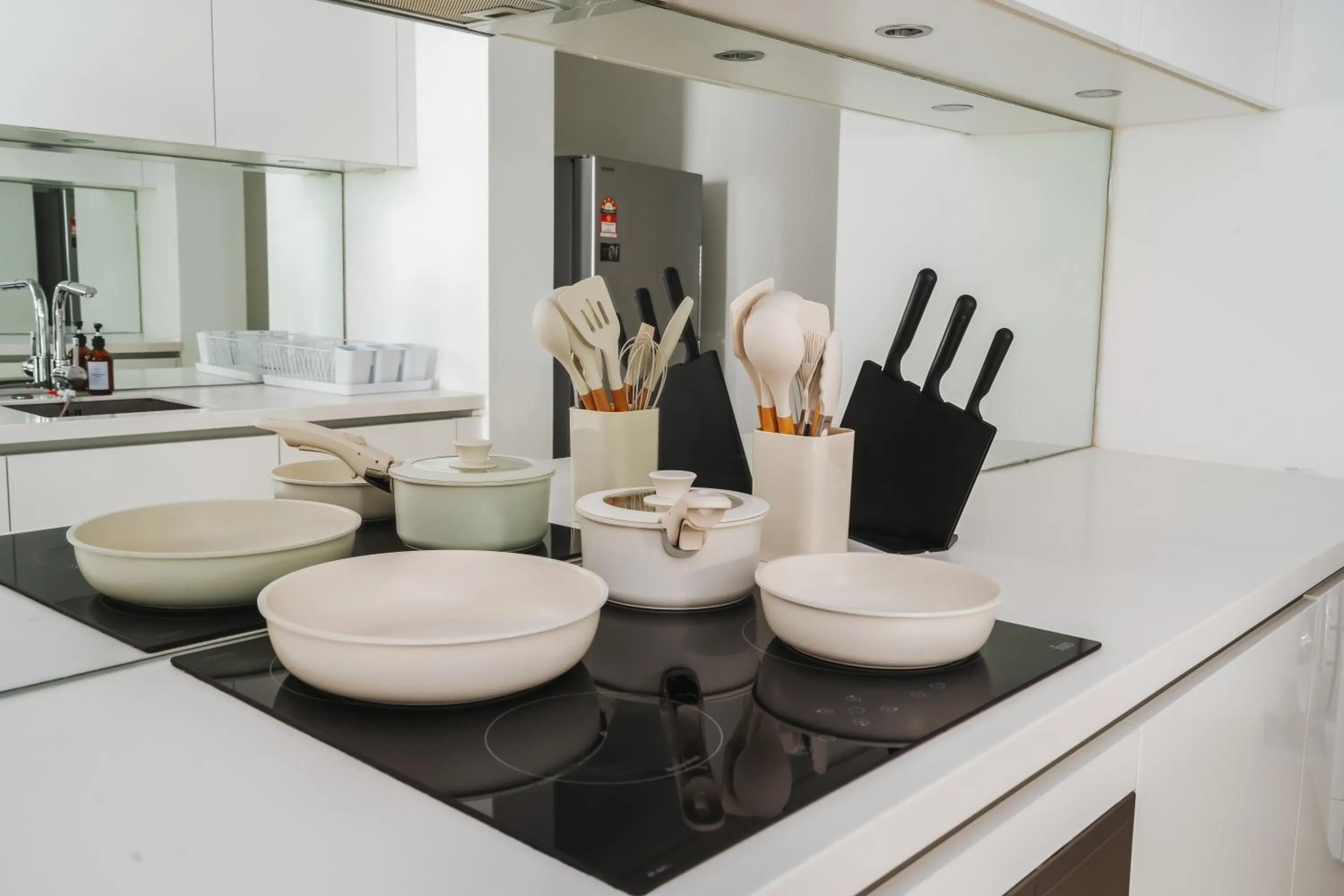 kitchen in Vortex KLCC Apartments