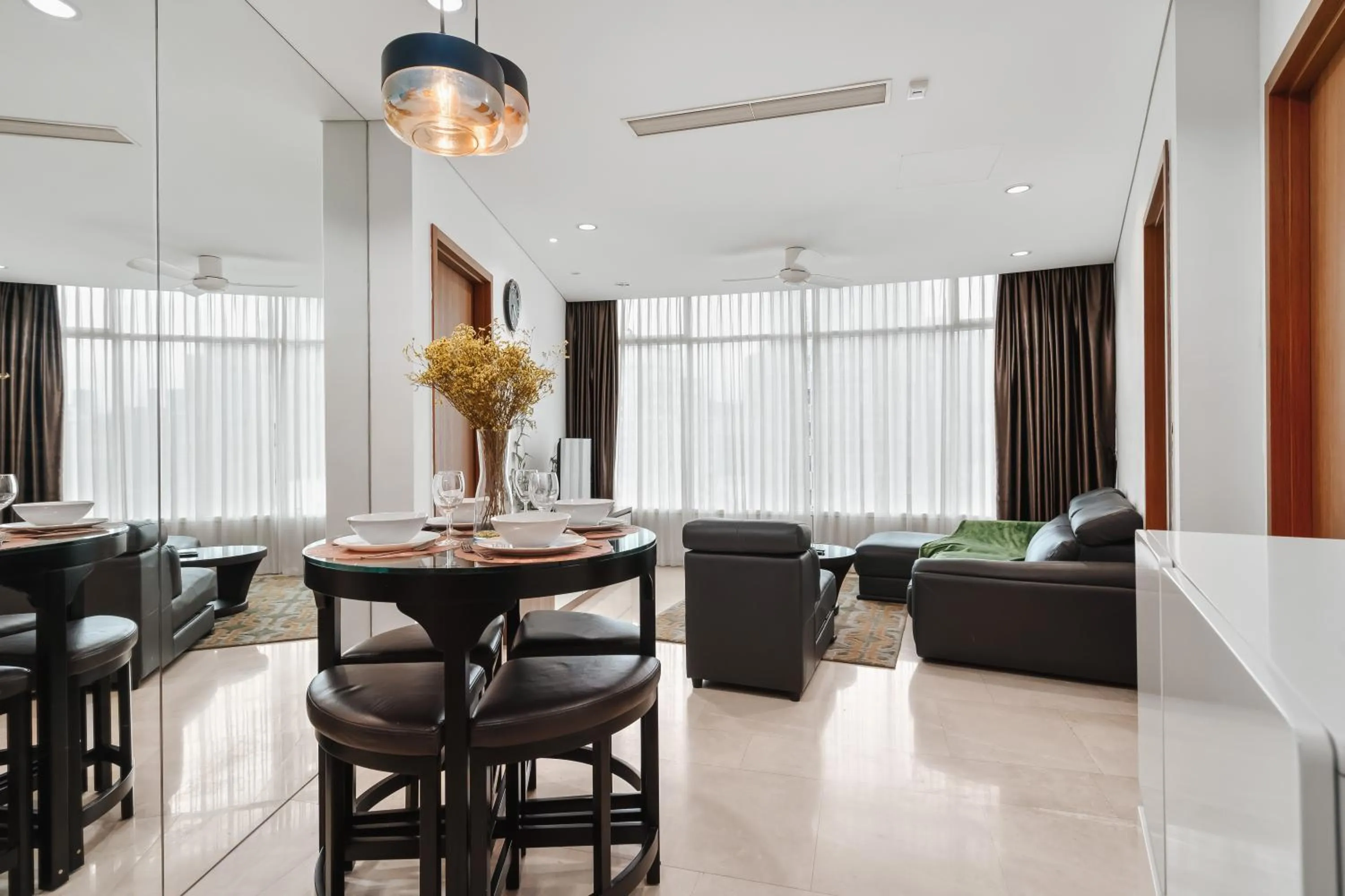 Dining area in Vortex KLCC Apartments