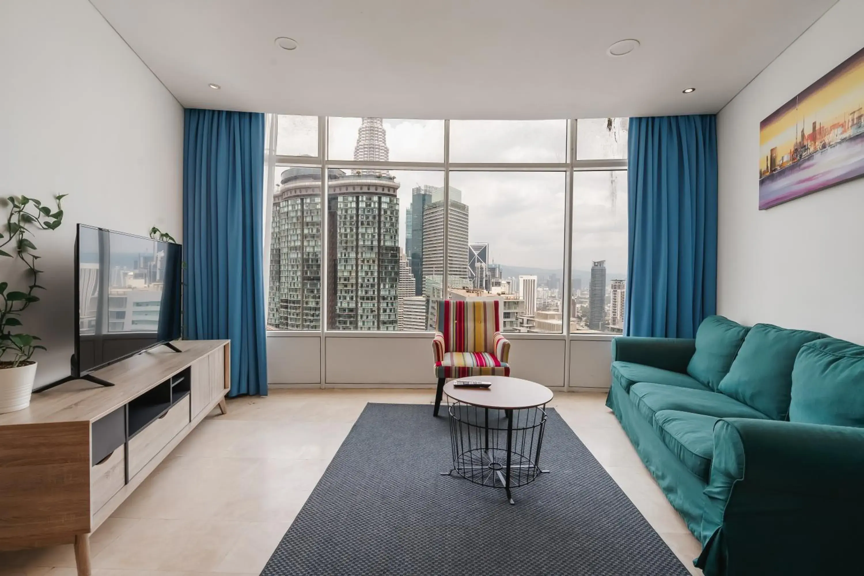 Living room in Vortex KLCC Apartments Living room in Vortex KLCC Apartments