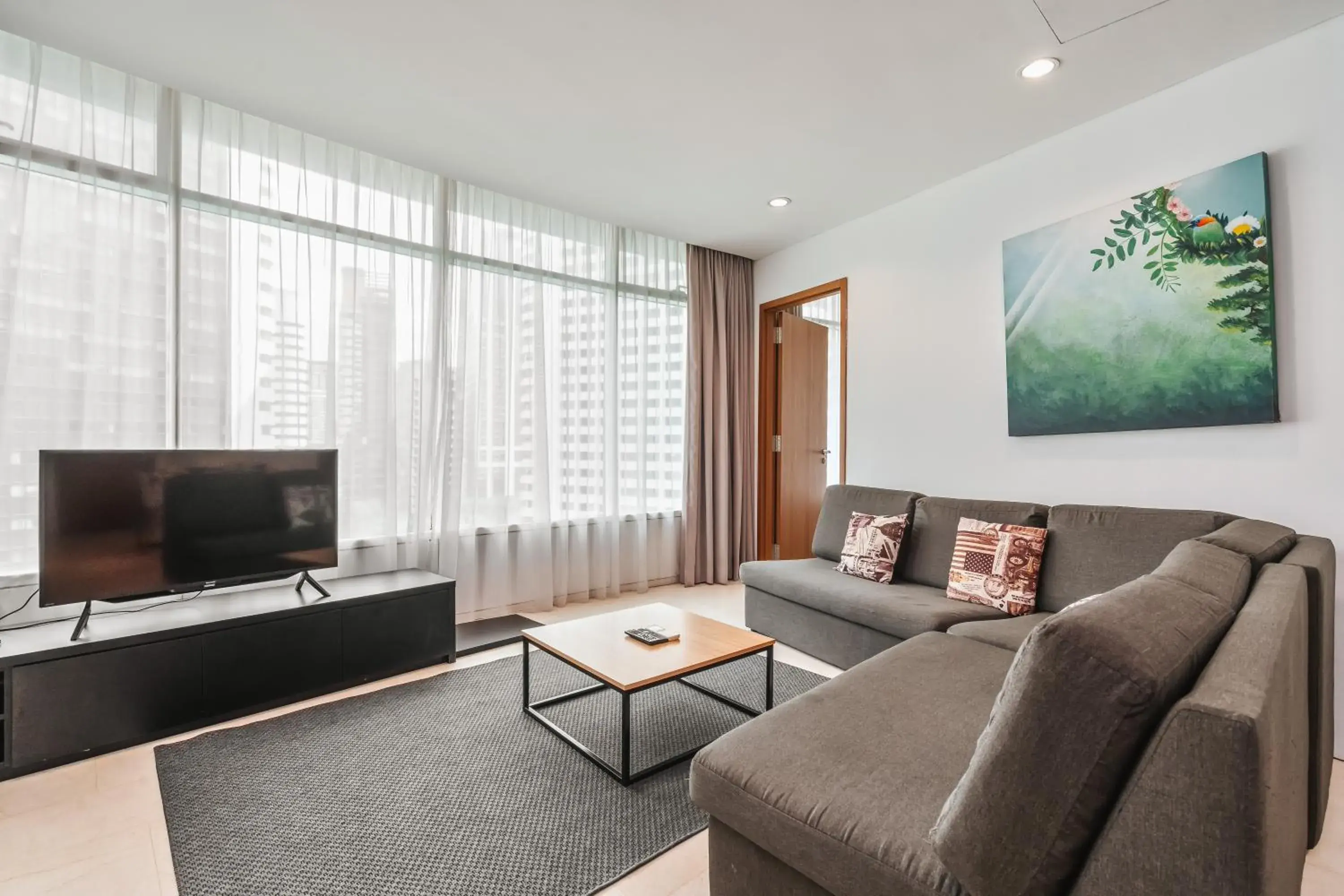 Living room in Vortex KLCC Apartments Living room in Vortex KLCC Apartments