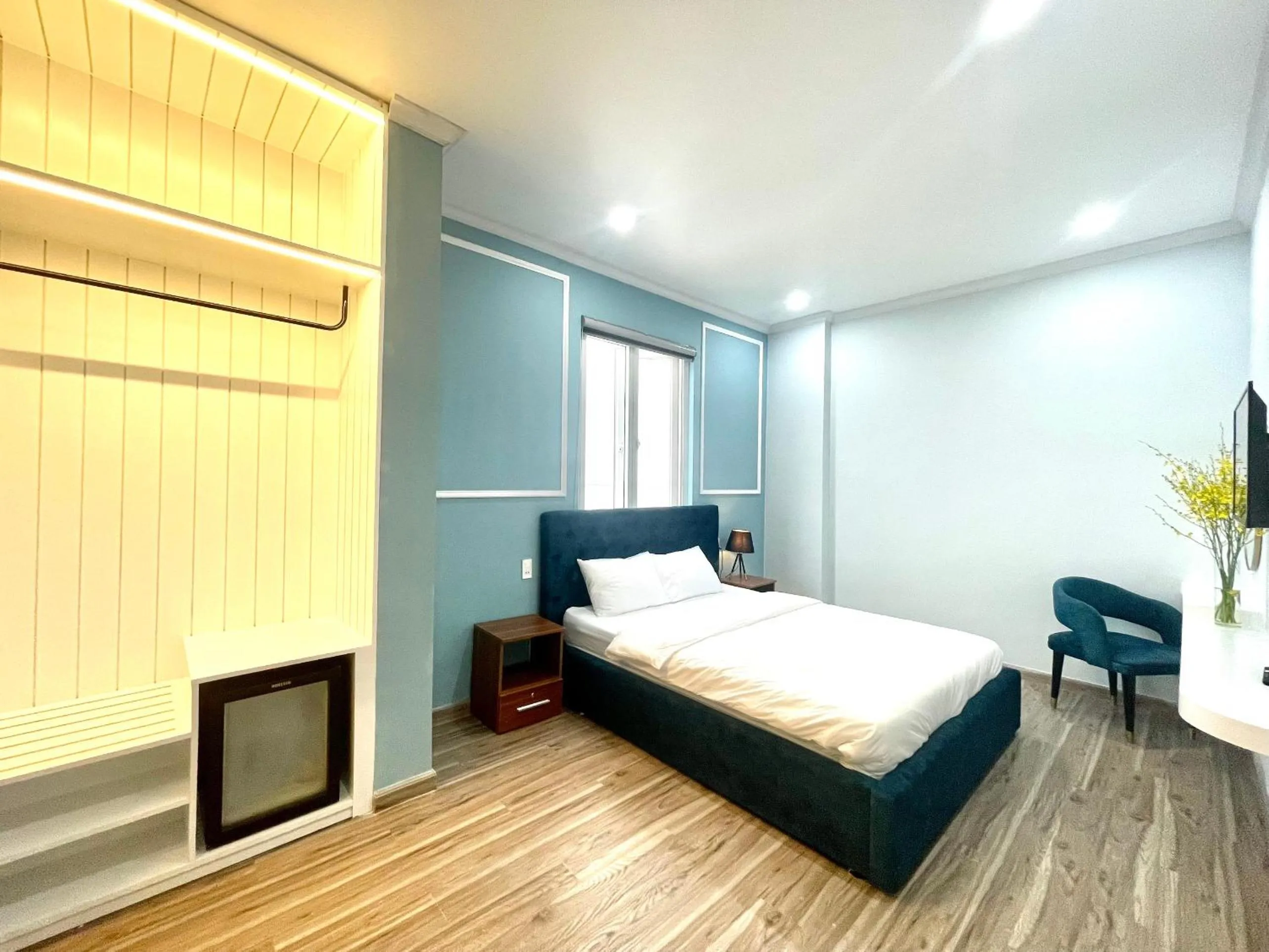 Bed in Phuong Vy Luxury Hotel