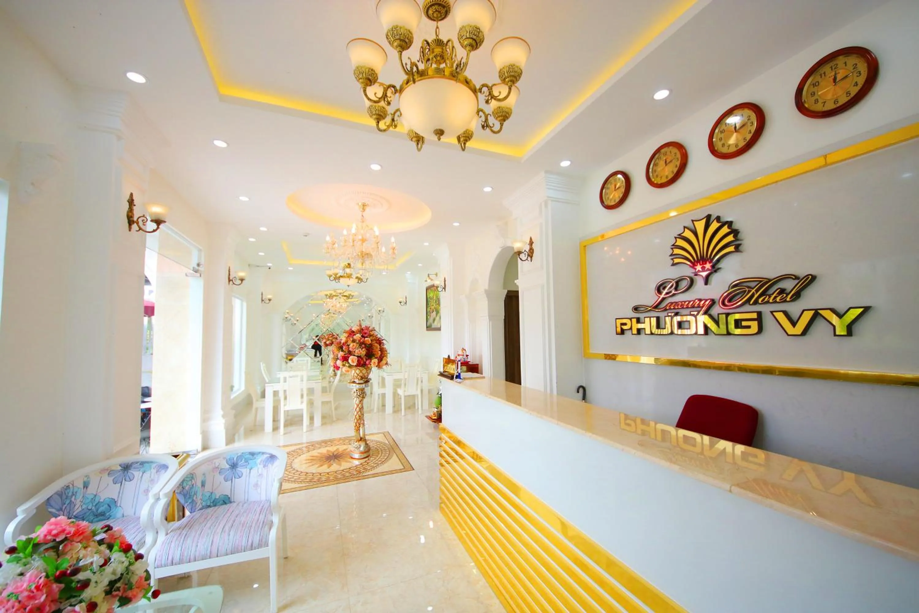 Lobby or reception in Phuong Vy Luxury Hotel