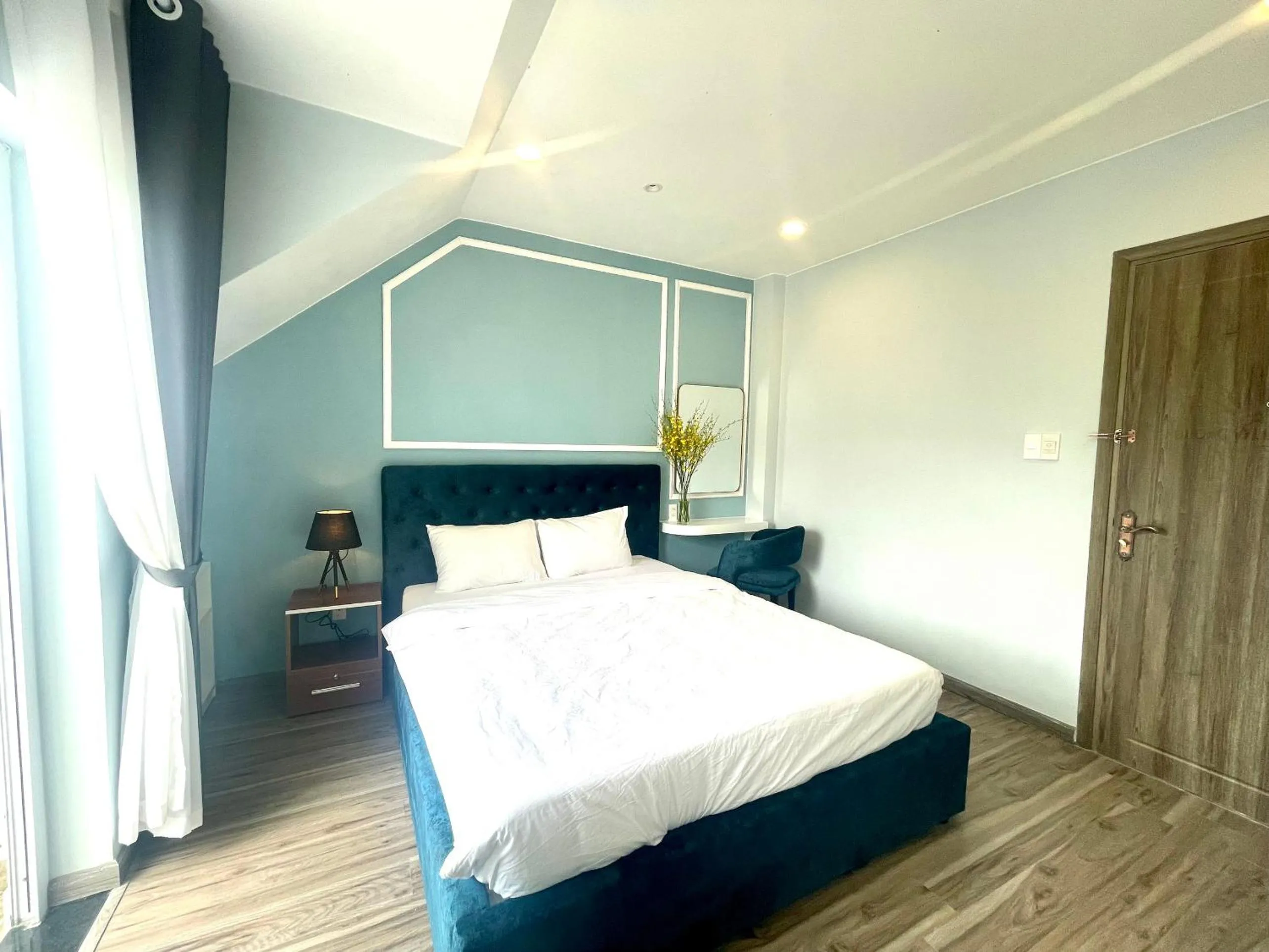 Bed in Phuong Vy Luxury Hotel