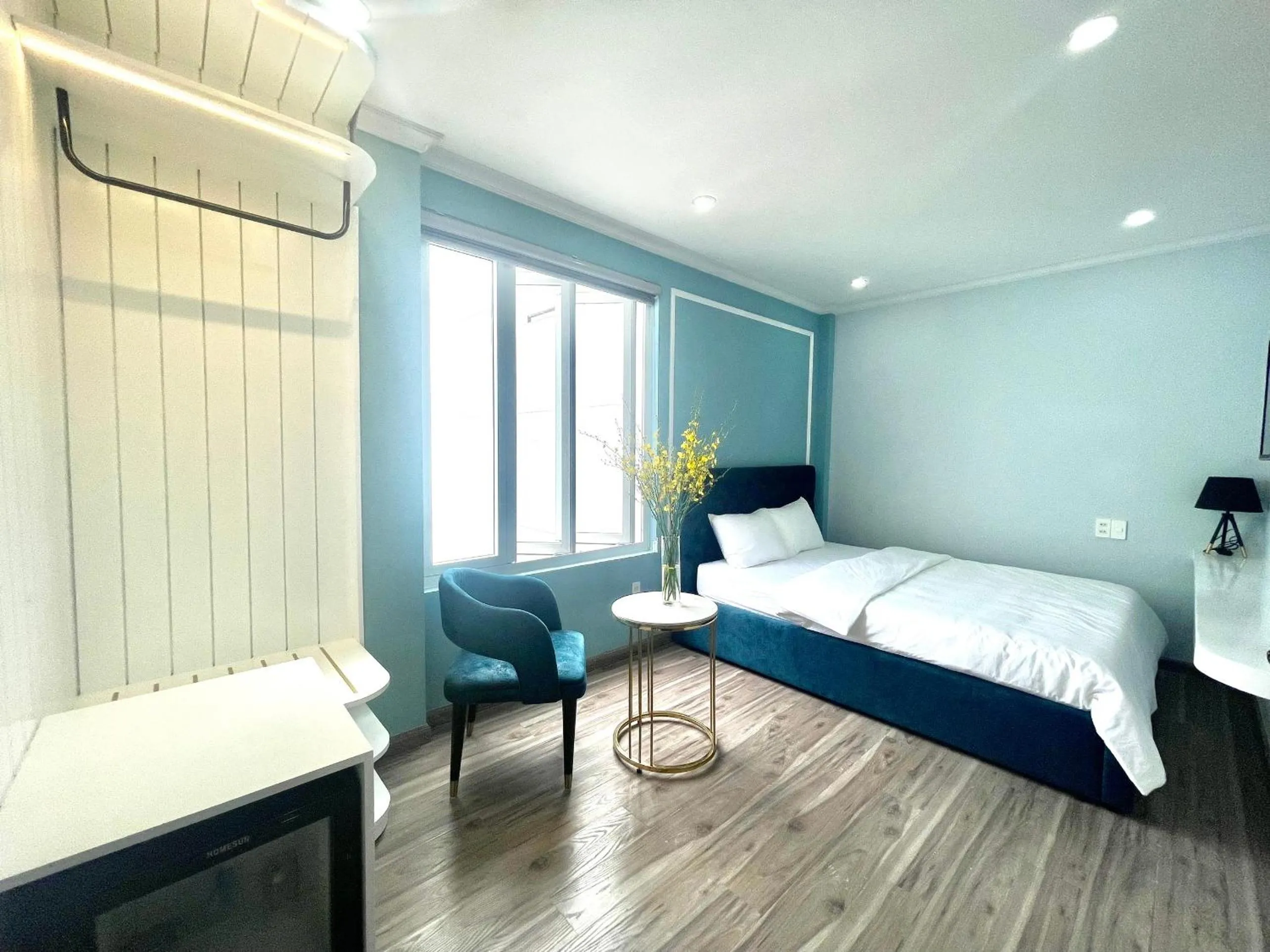 Bed in Phuong Vy Luxury Hotel