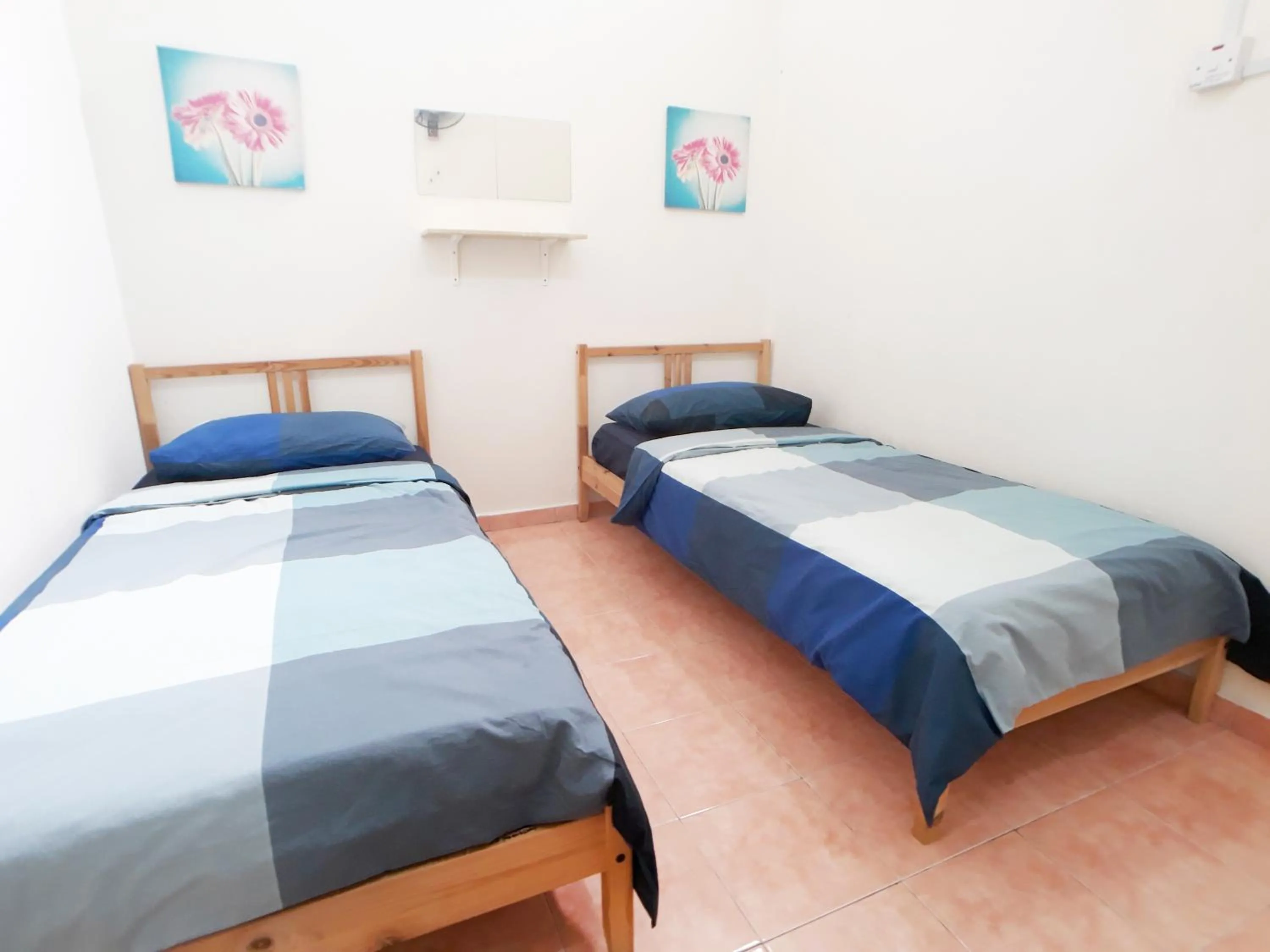Bed in JJ Melaka Holiday home