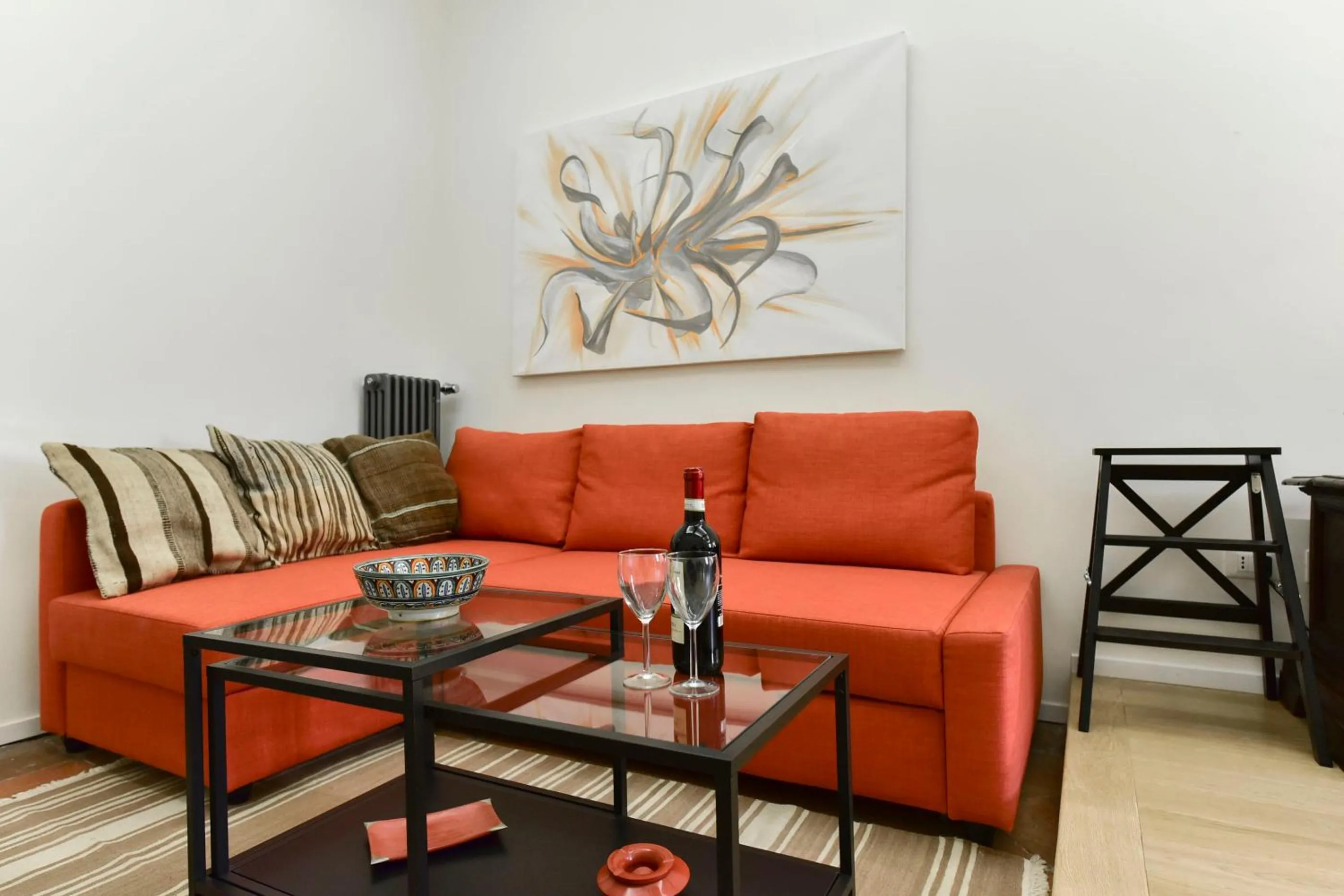 Living room in Campo de' Fiori Brand New Apartment