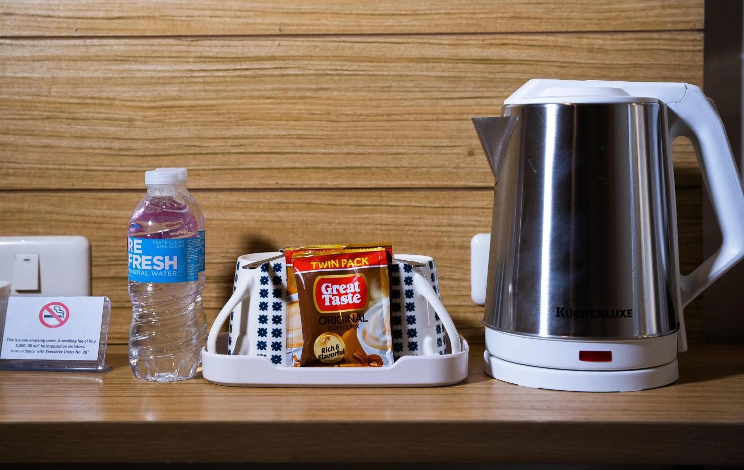 Coffee/tea facilities in Chambre Hotel Mactan