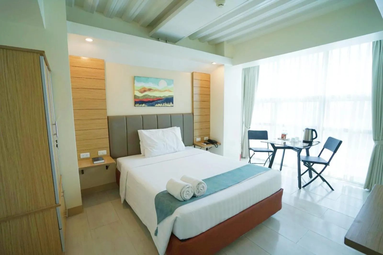Bed in Chambre Hotel Mactan