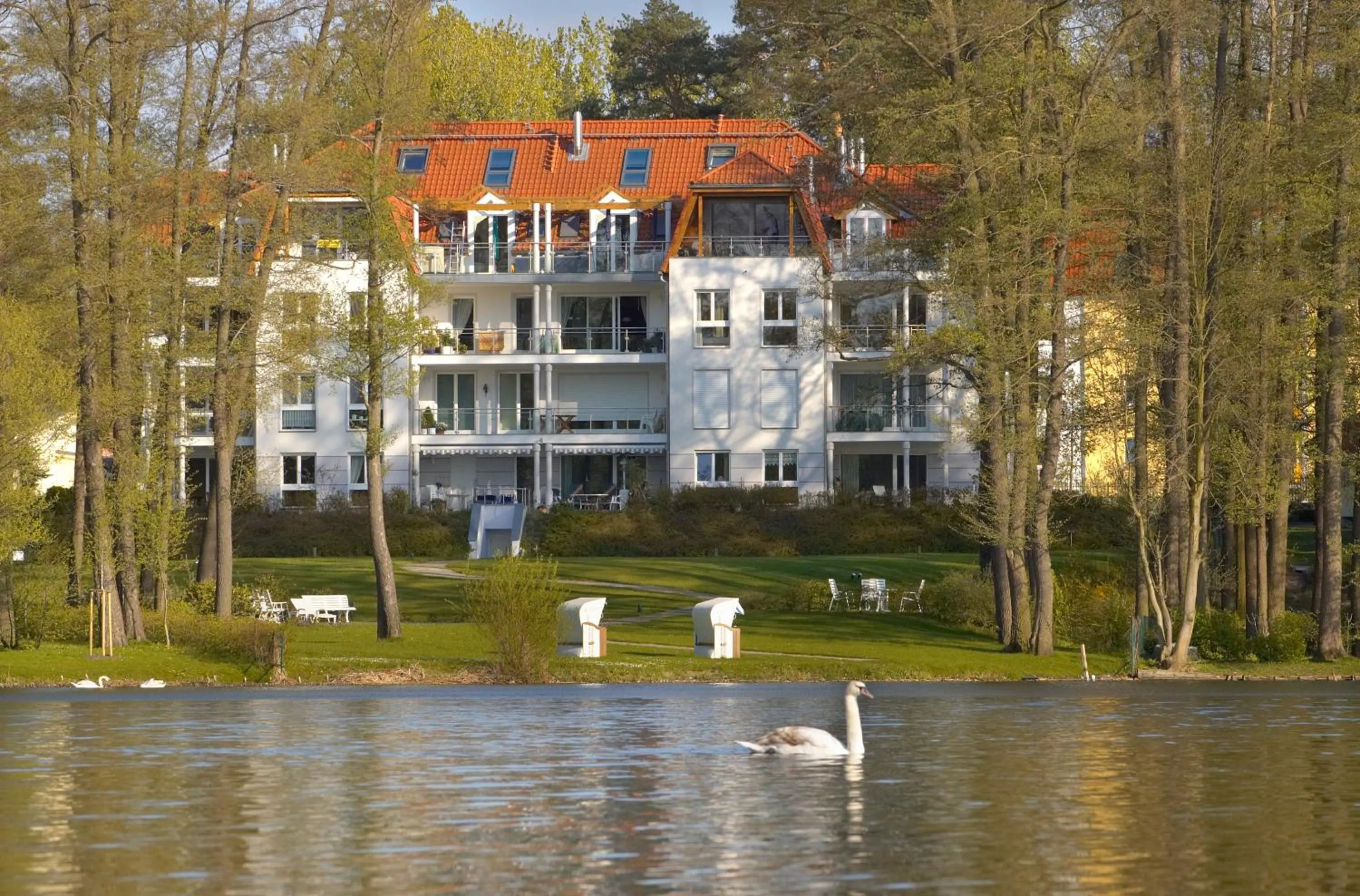 Property building in Ferienwohnung Carlotta in der Villa Seeblick