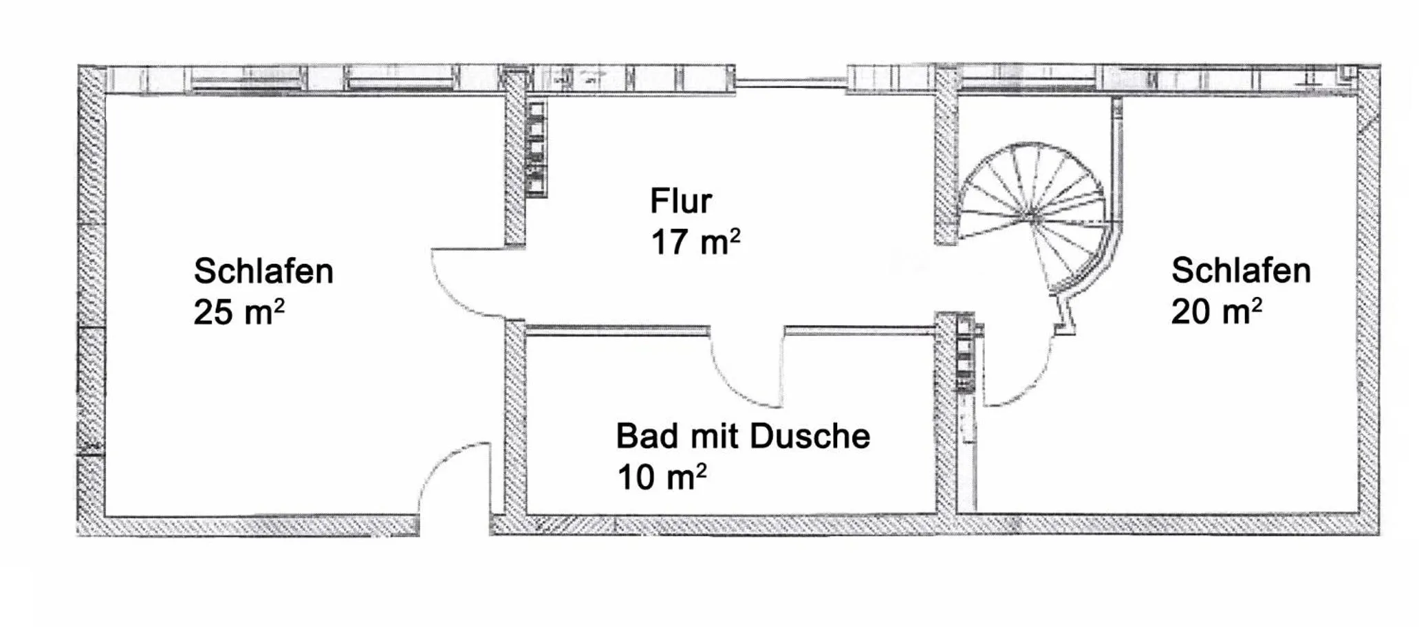 Floor plan in Ferienwohnung Carlotta in der Villa Seeblick