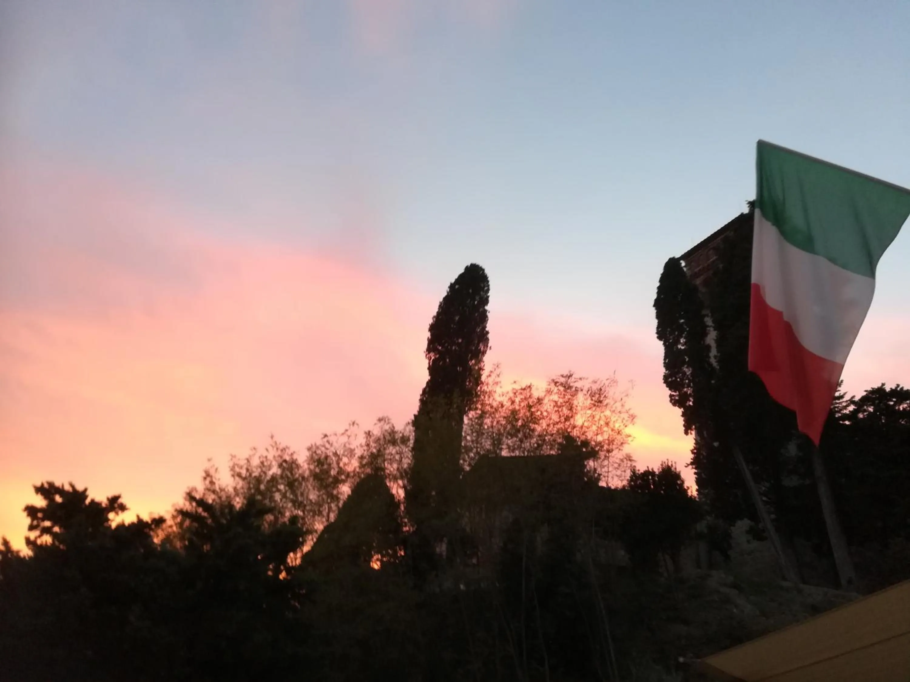 Sunset in Borgo della Rocca