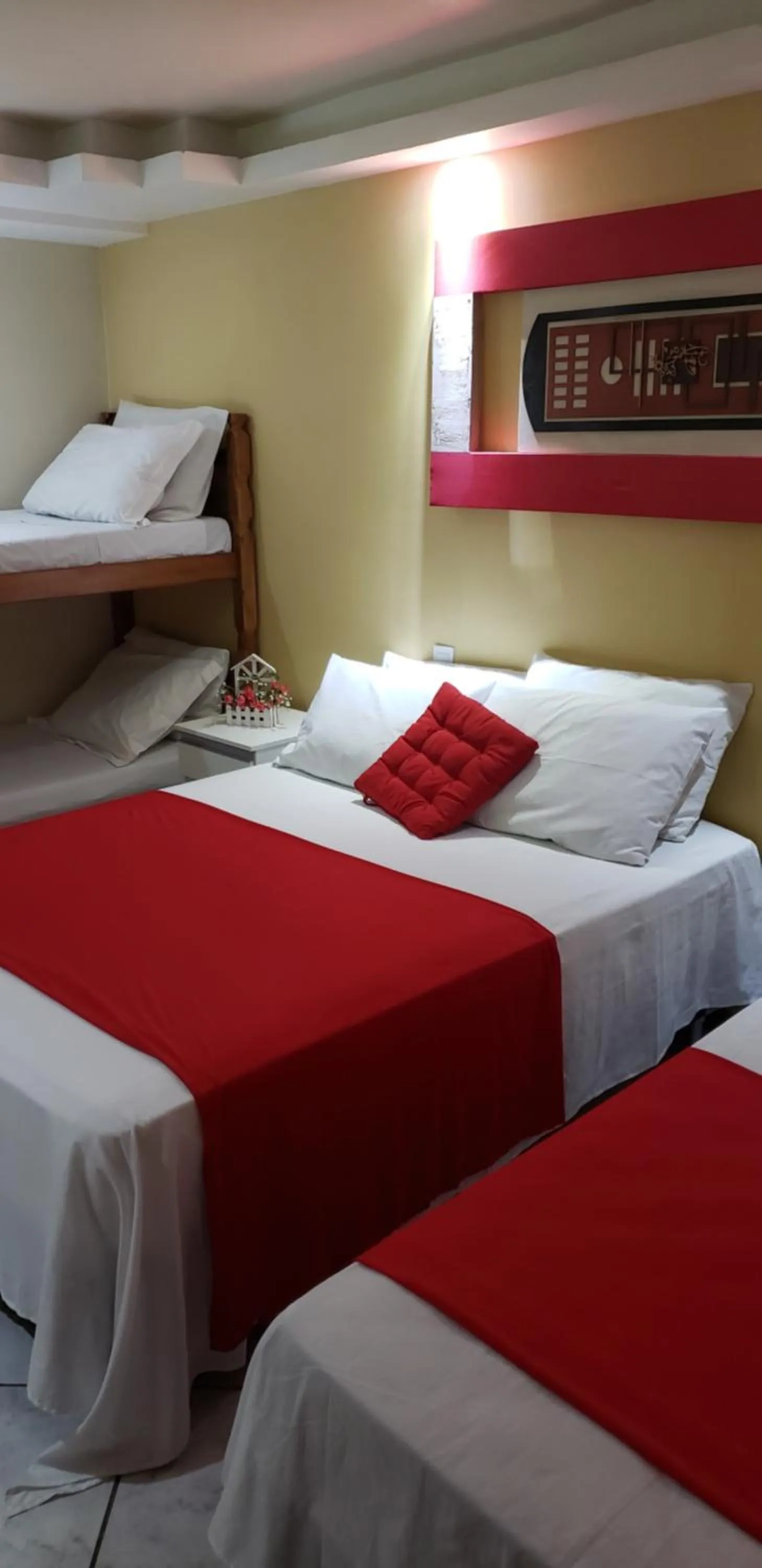 Bed in Pousada Caminho do Pontal