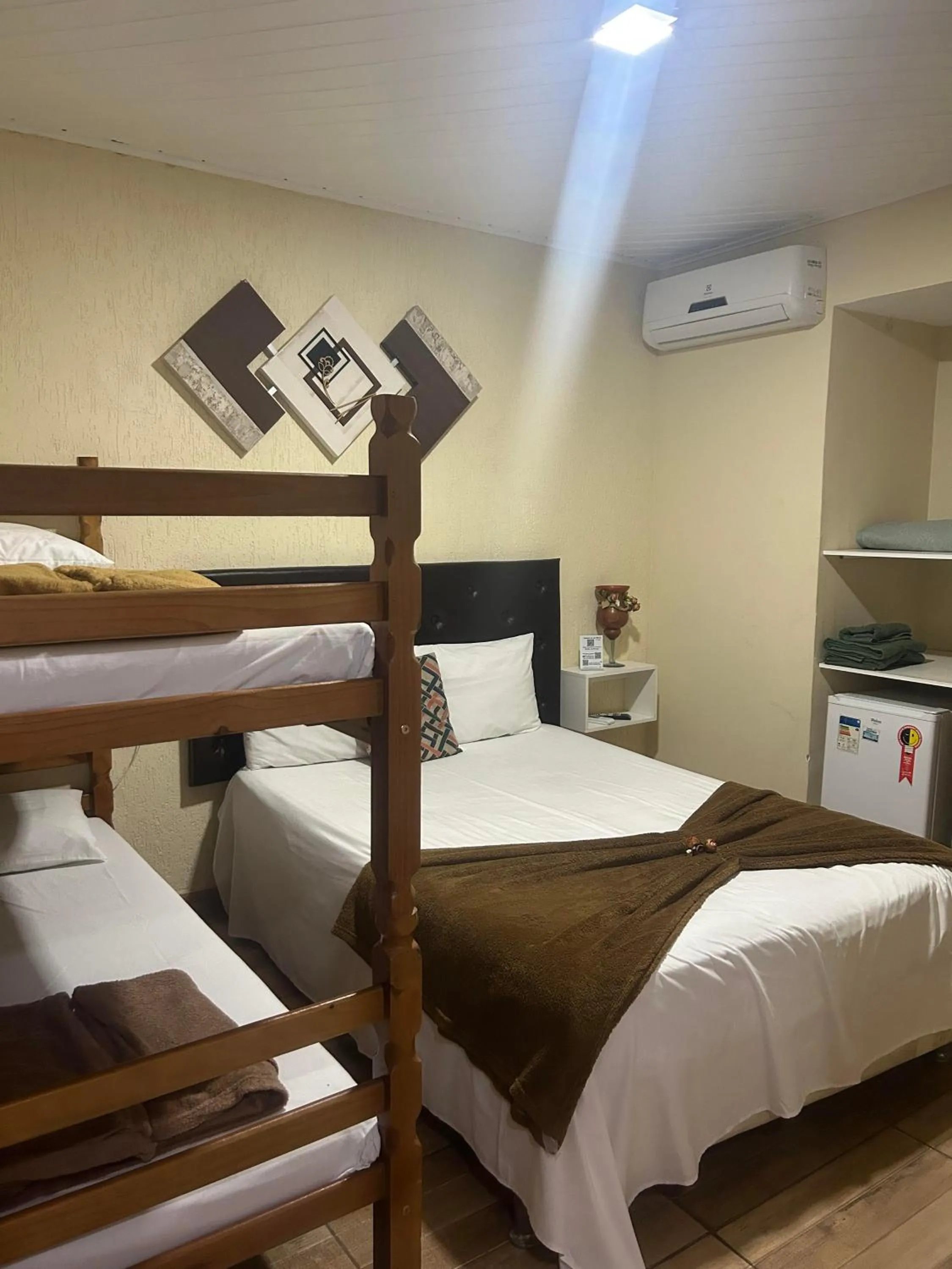 Bed in Pousada Caminho do Pontal