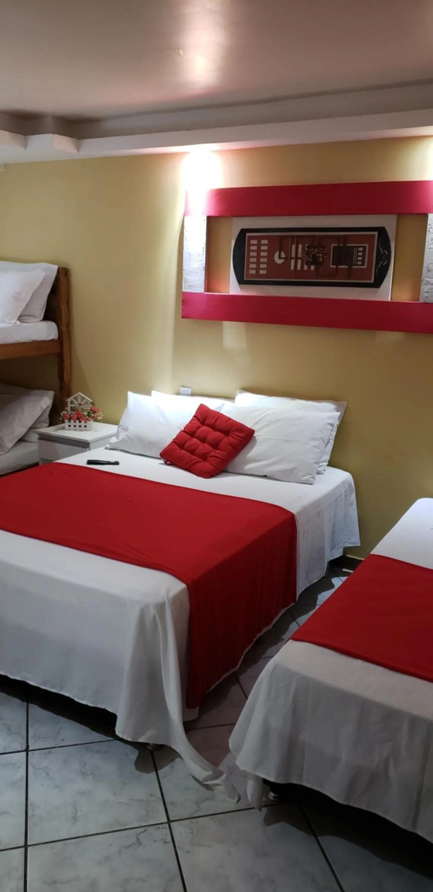 Bed in Pousada Caminho do Pontal