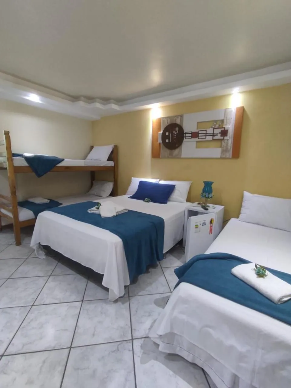 Bed in Pousada Caminho do Pontal