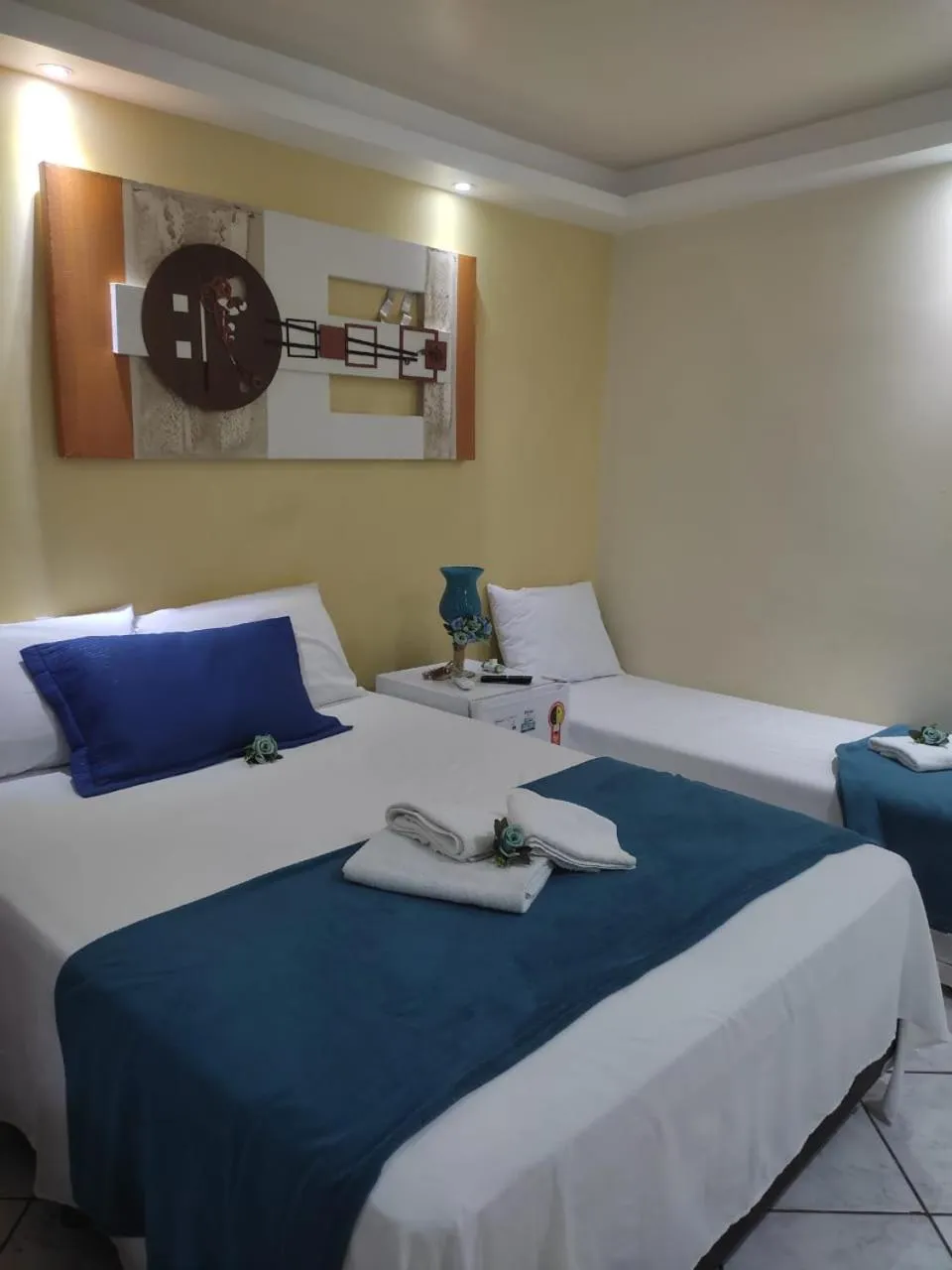 Bed in Pousada Caminho do Pontal