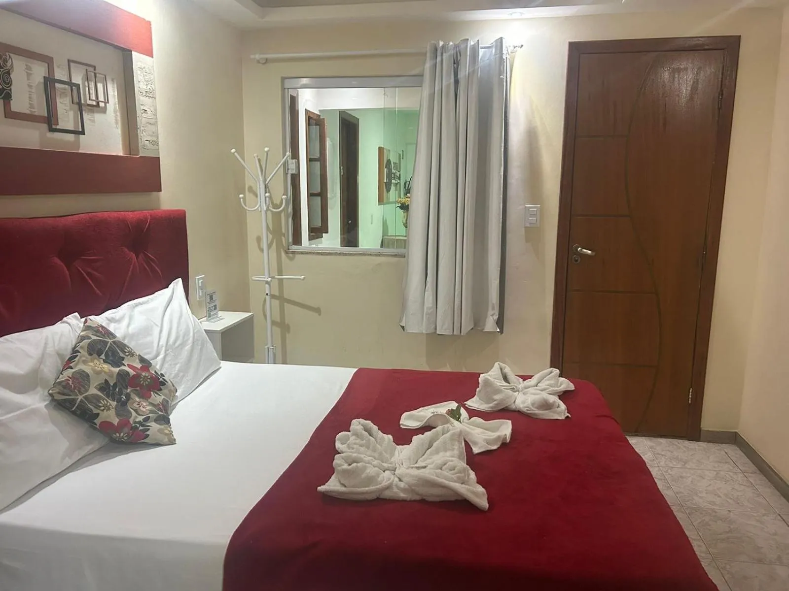 Bed in Pousada Caminho do Pontal