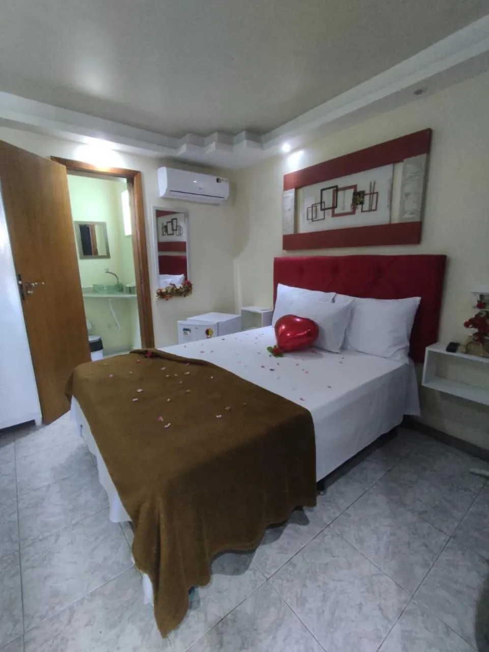 Bed in Pousada Caminho do Pontal