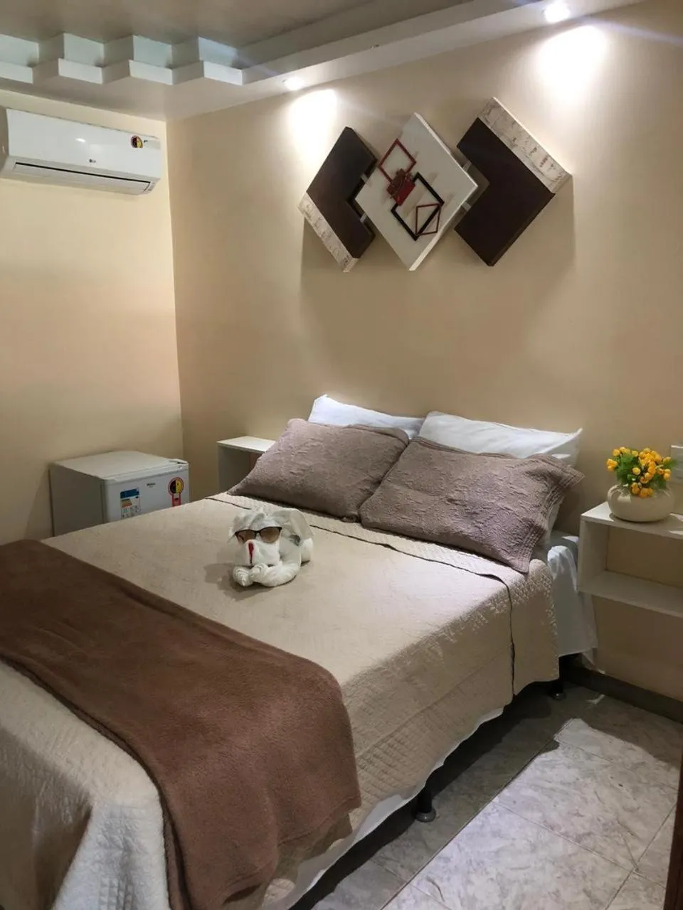 Bed in Pousada Caminho do Pontal