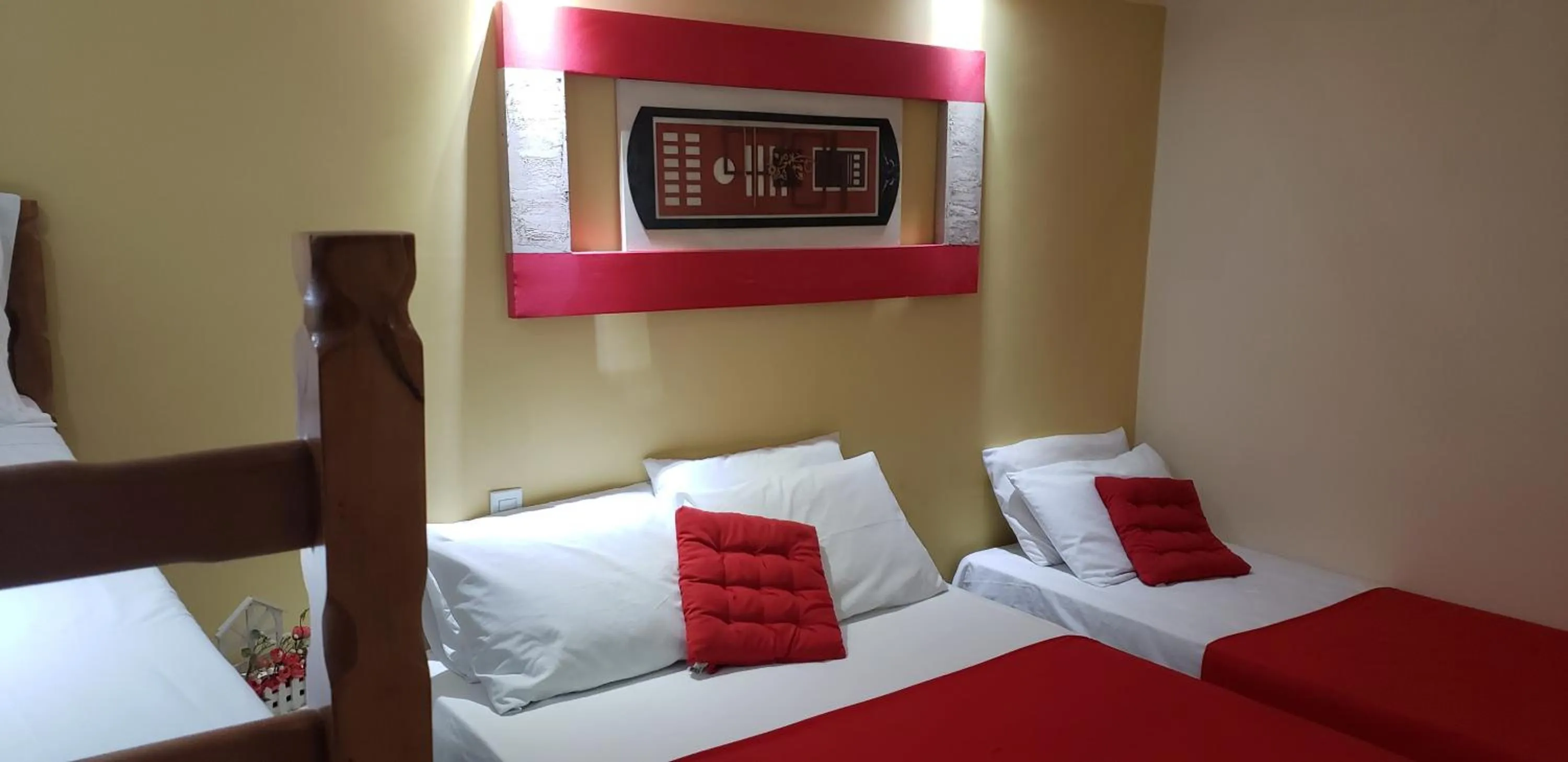 Bed in Pousada Caminho do Pontal