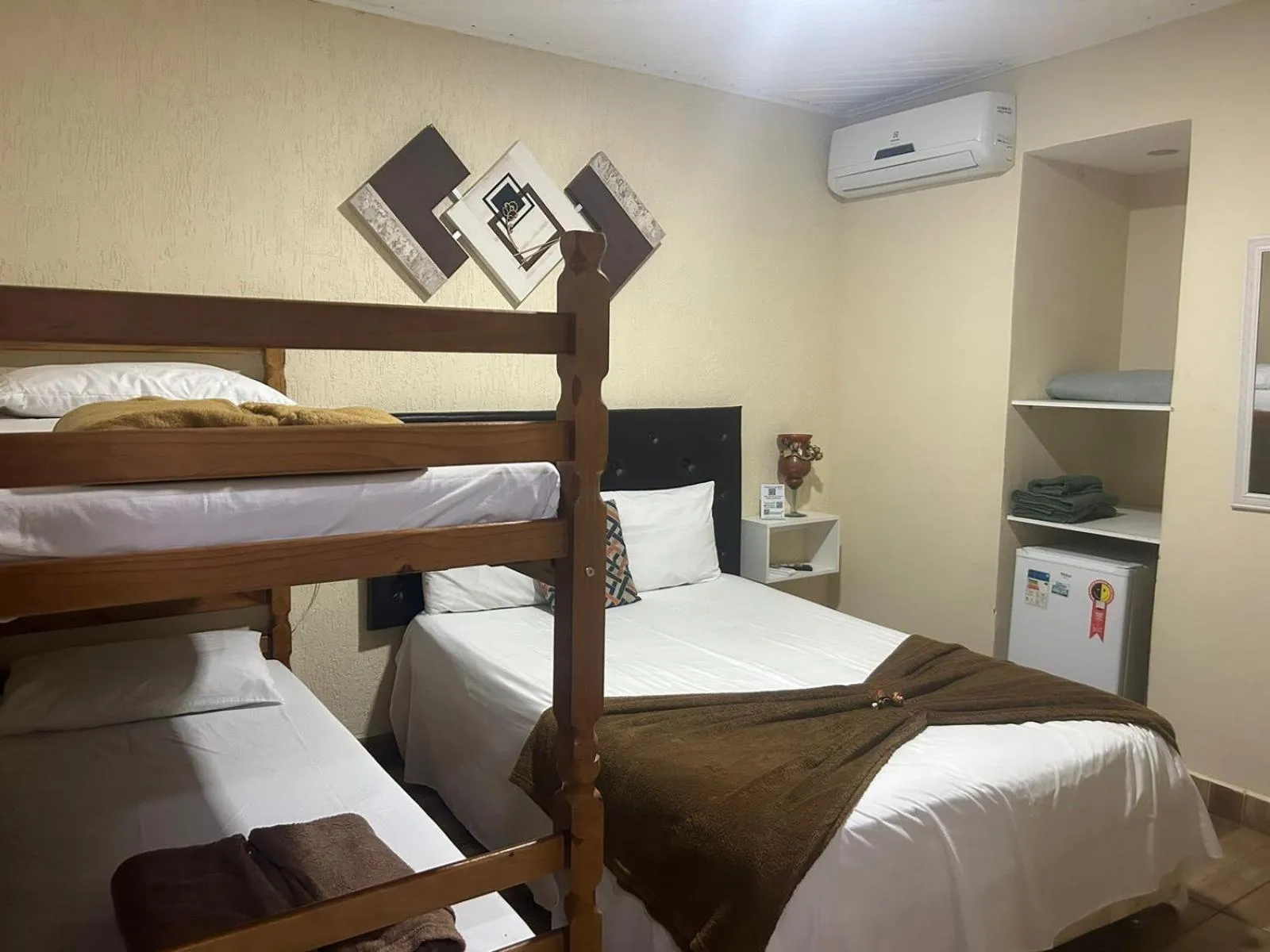 Bed in Pousada Caminho do Pontal