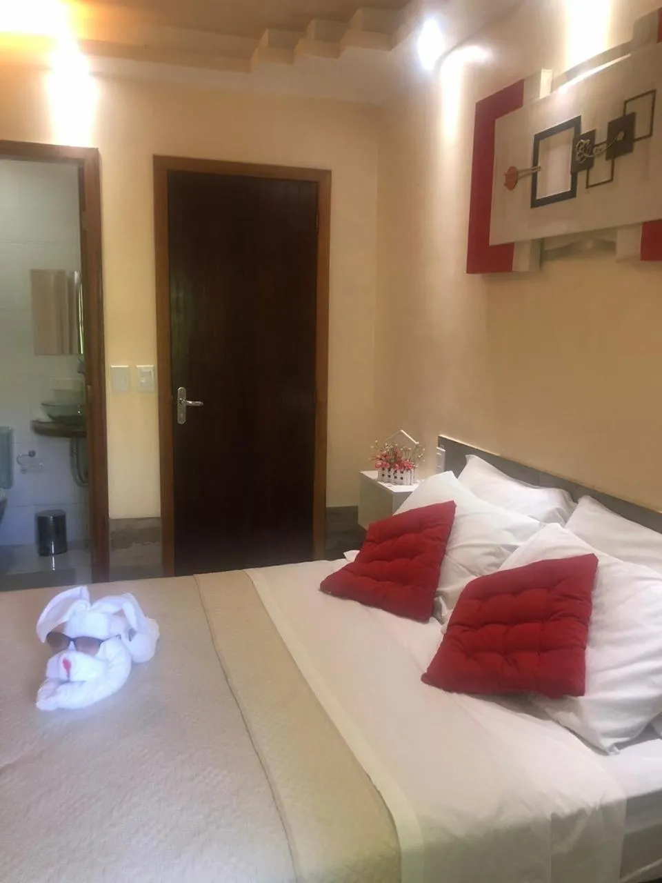 Bed in Pousada Caminho do Pontal