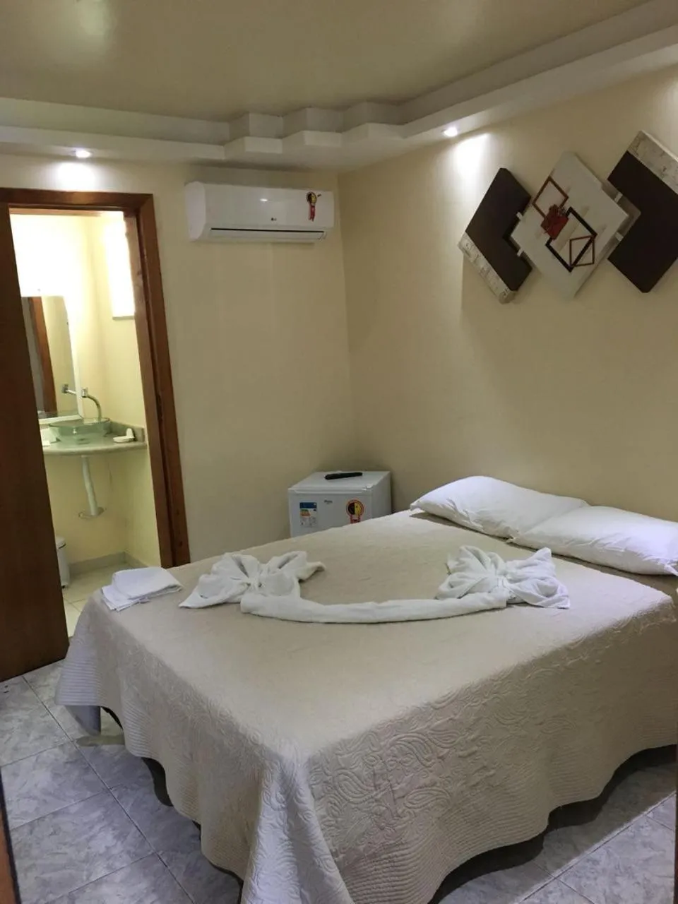 Bed in Pousada Caminho do Pontal