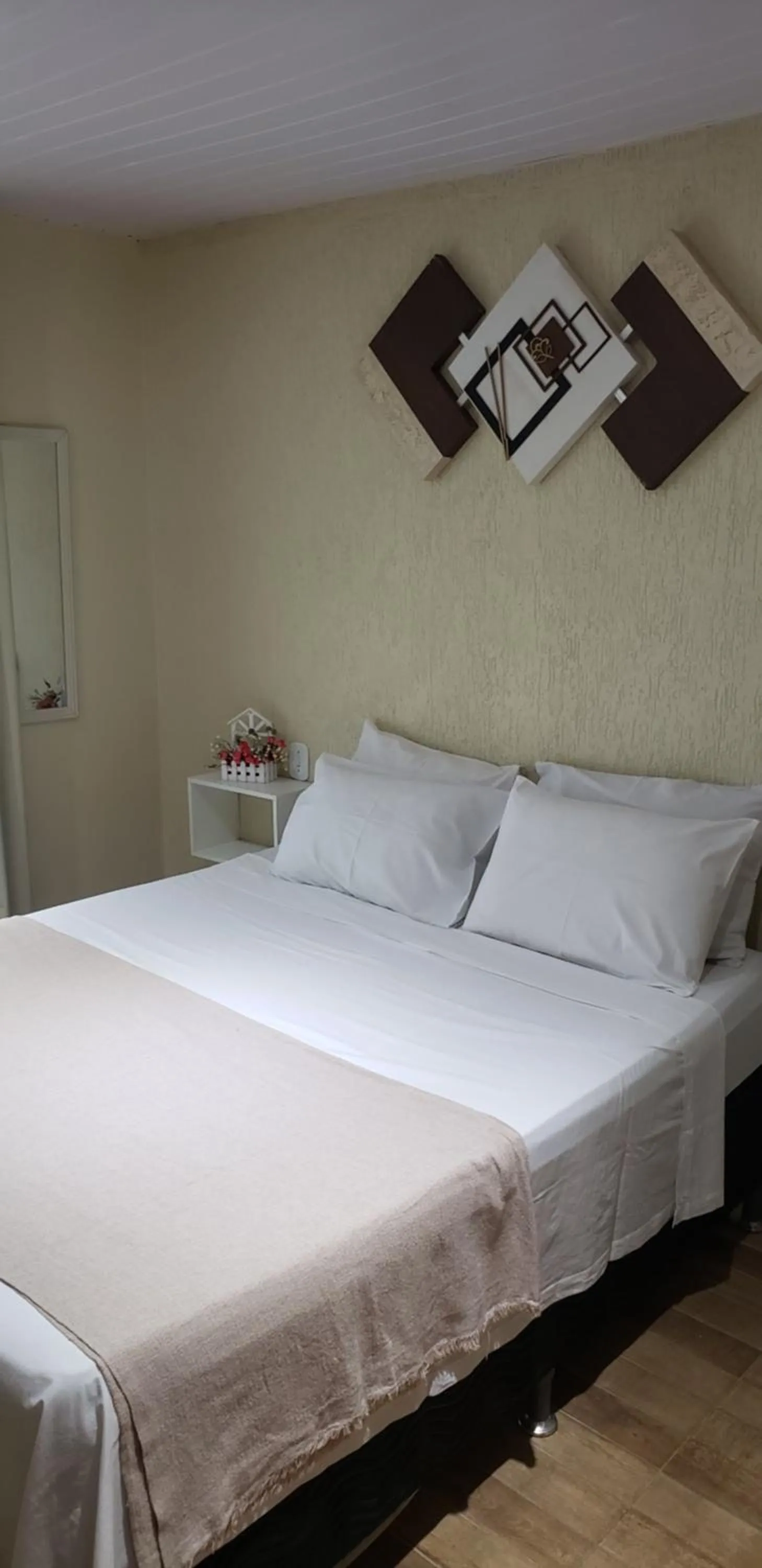 Bed in Pousada Caminho do Pontal