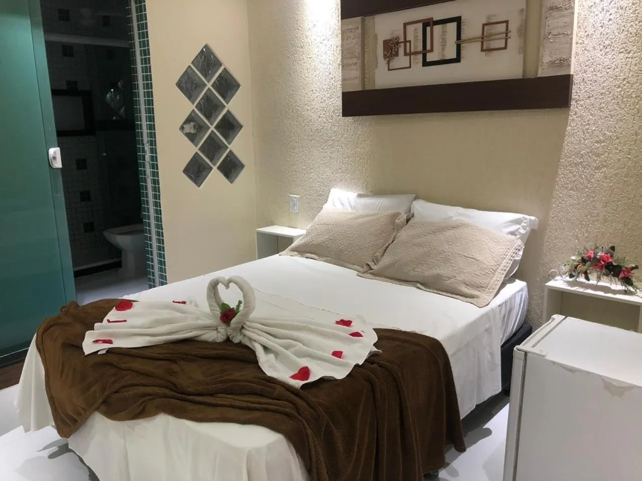 Bed in Pousada Caminho do Pontal