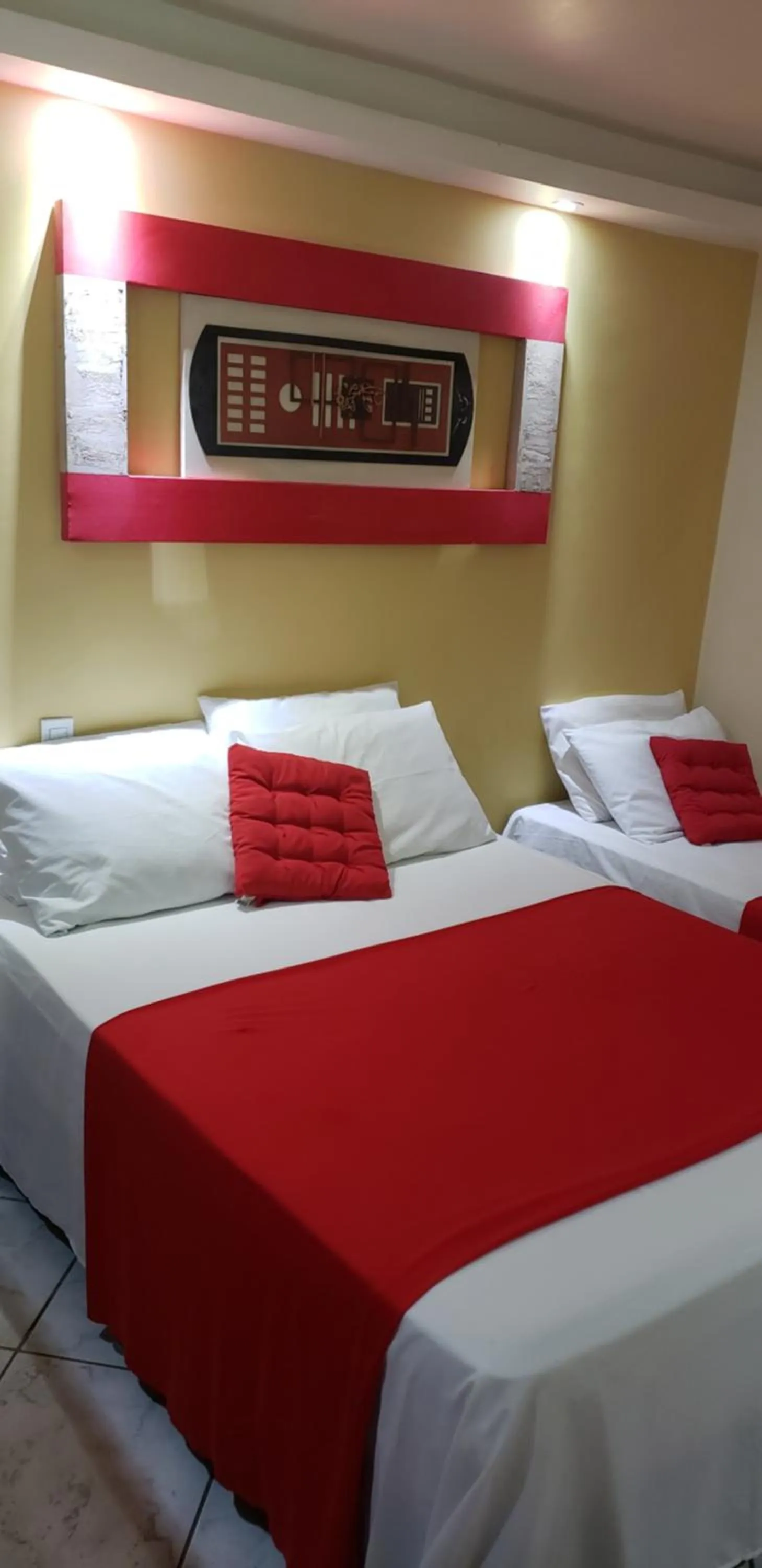 Bed in Pousada Caminho do Pontal