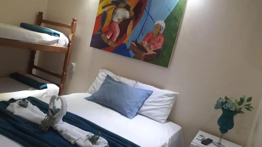 Bed in Pousada Caminho do Pontal