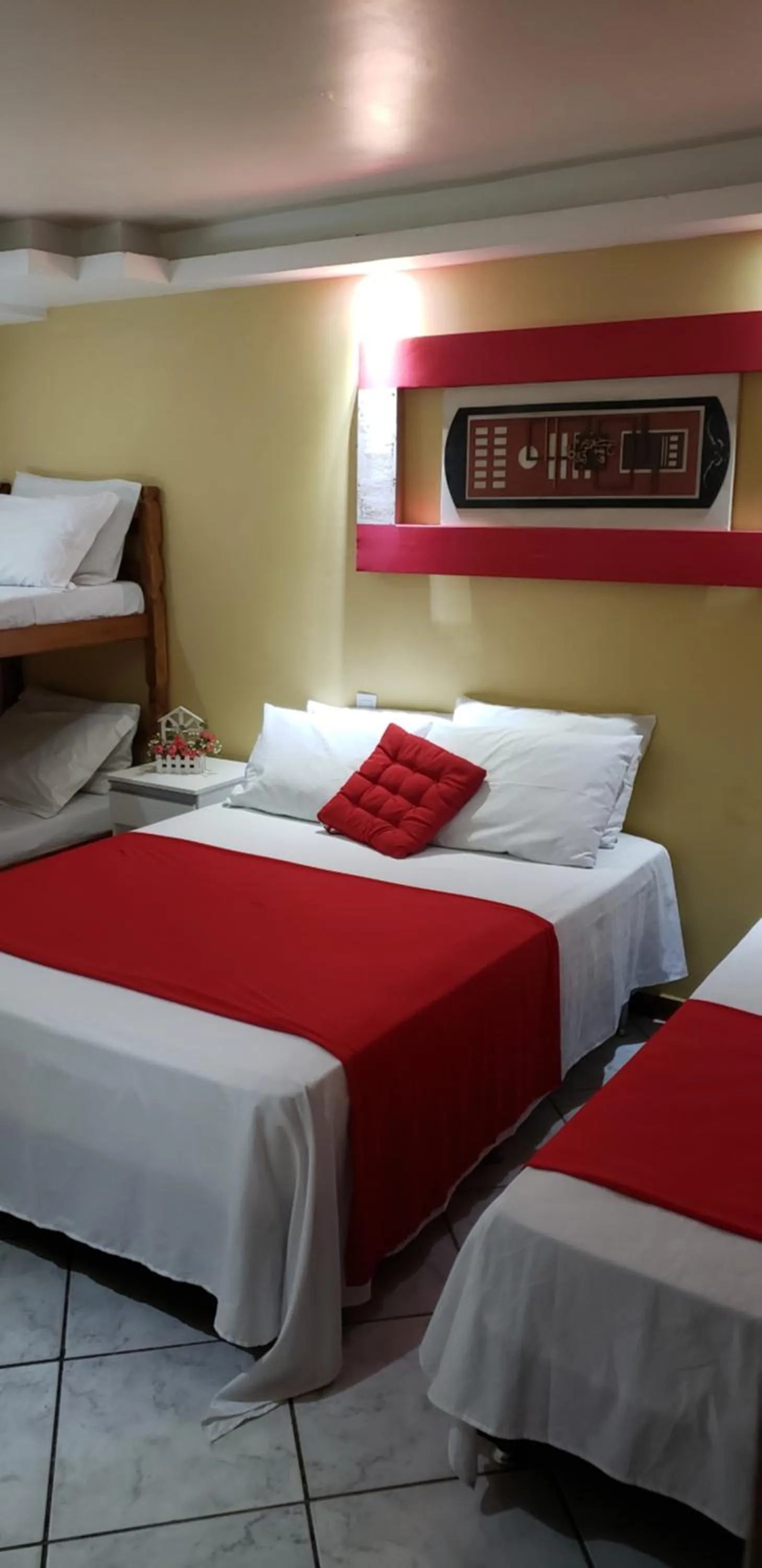 Bed in Pousada Caminho do Pontal