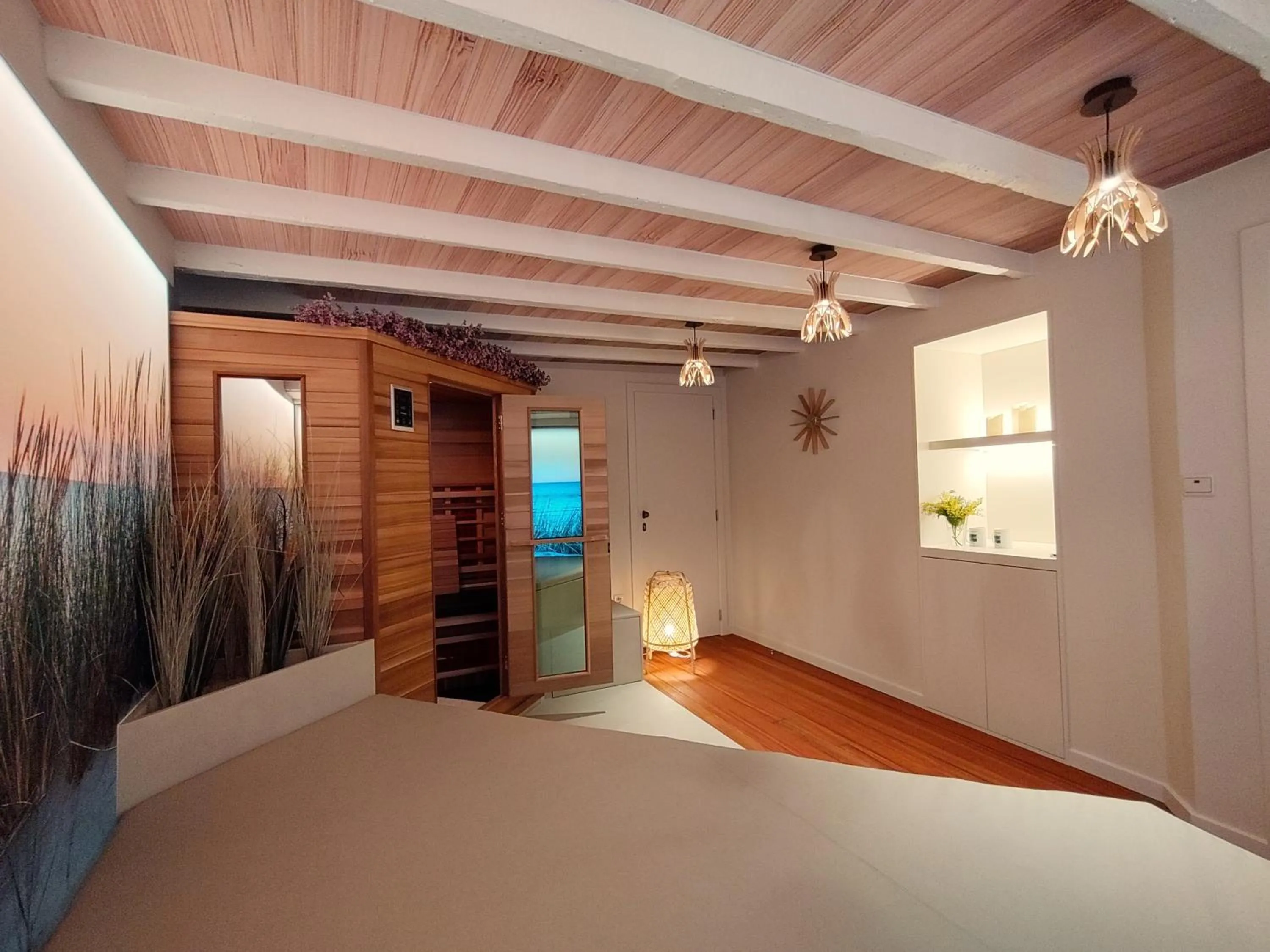 Sauna, Bed in Bariseele B&B