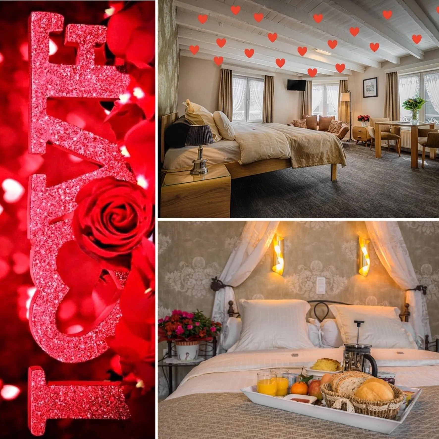 Decorative detail, Bed in Bariseele B&B