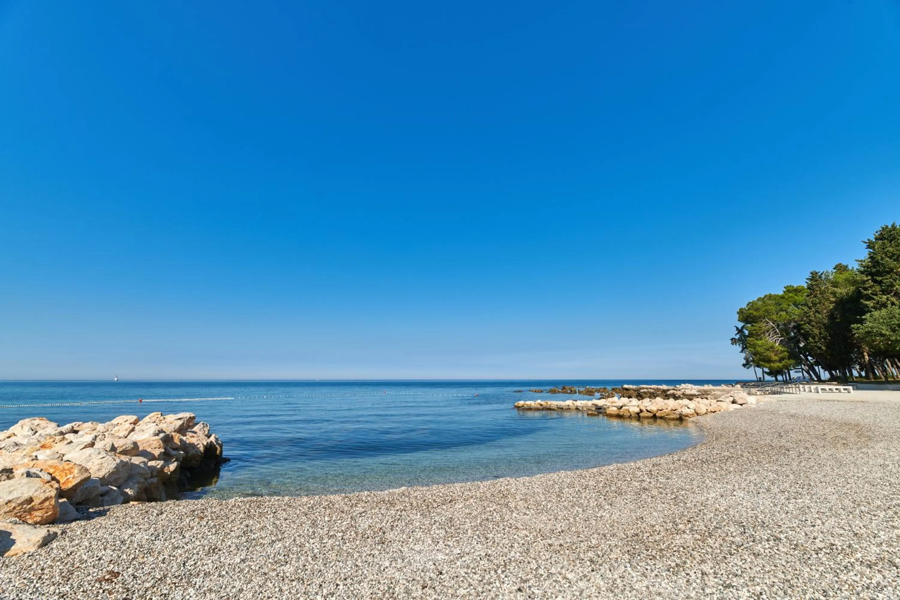 Beach in Istrian Villas Plava Laguna
