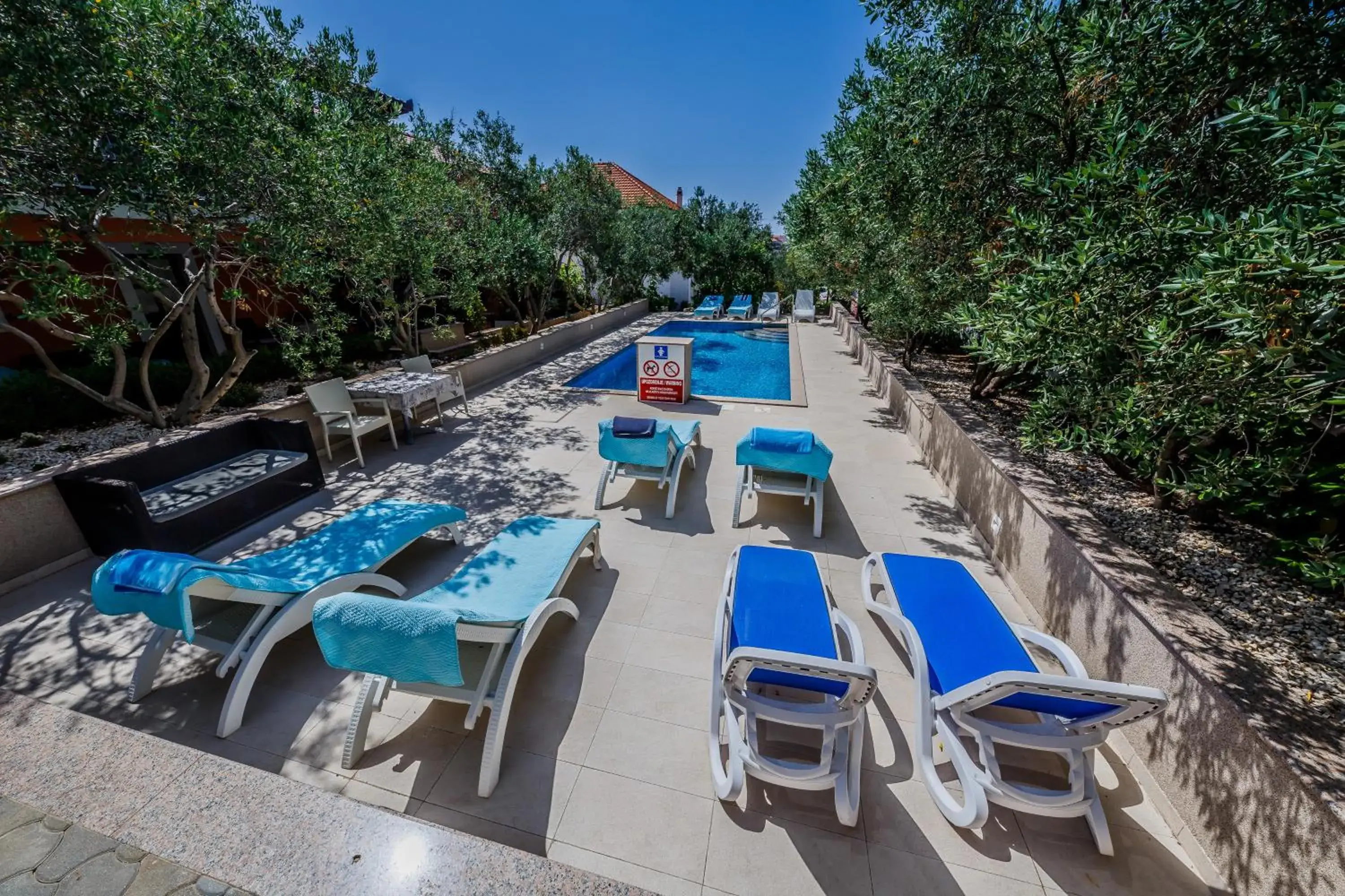 Swimming pool in Villa Rustica Dalmatia Swimming pool in Villa Rustica Dalmatia