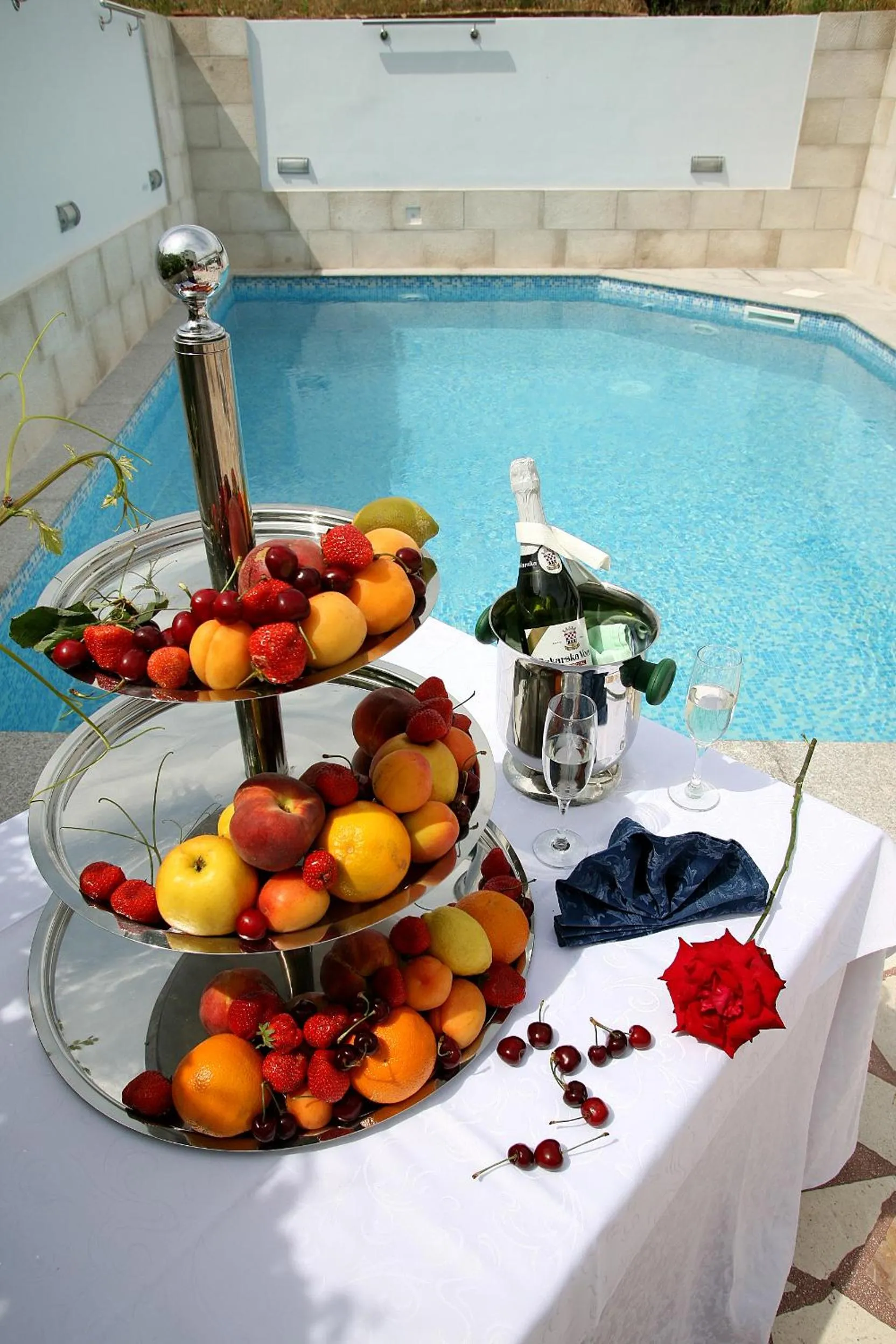 Food in Villa Rustica Dalmatia