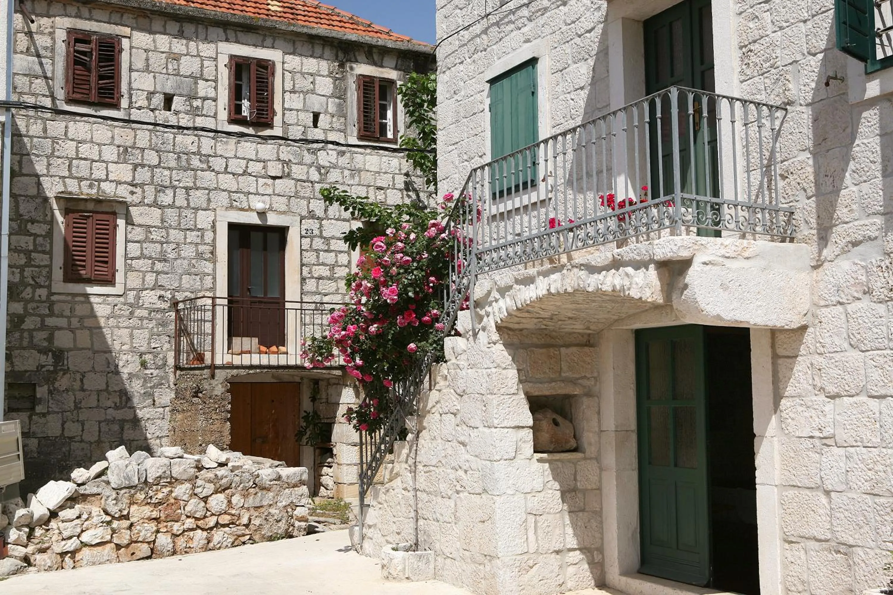Facade/entrance in Villa Rustica Dalmatia