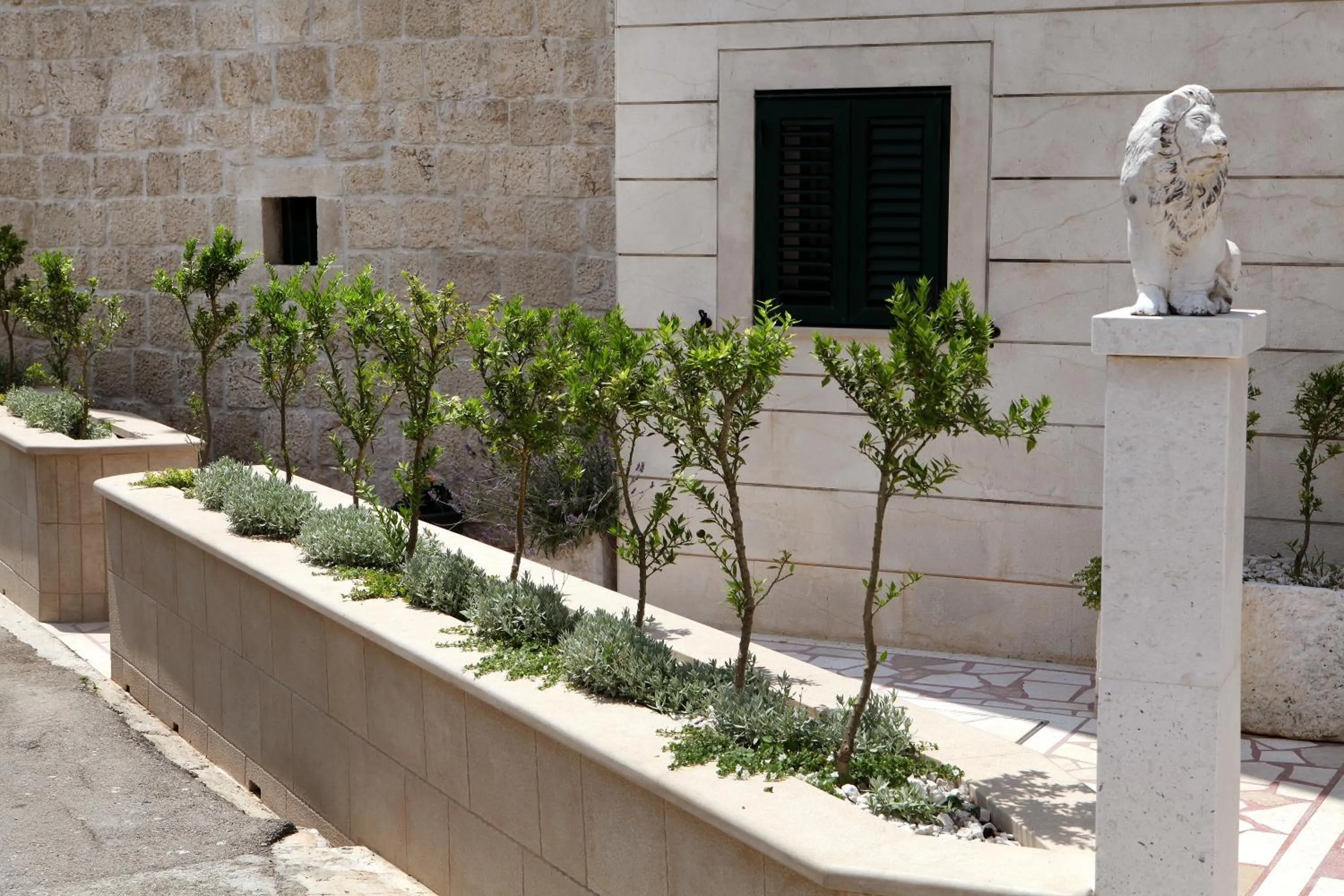 Garden view in Villa Rustica Dalmatia