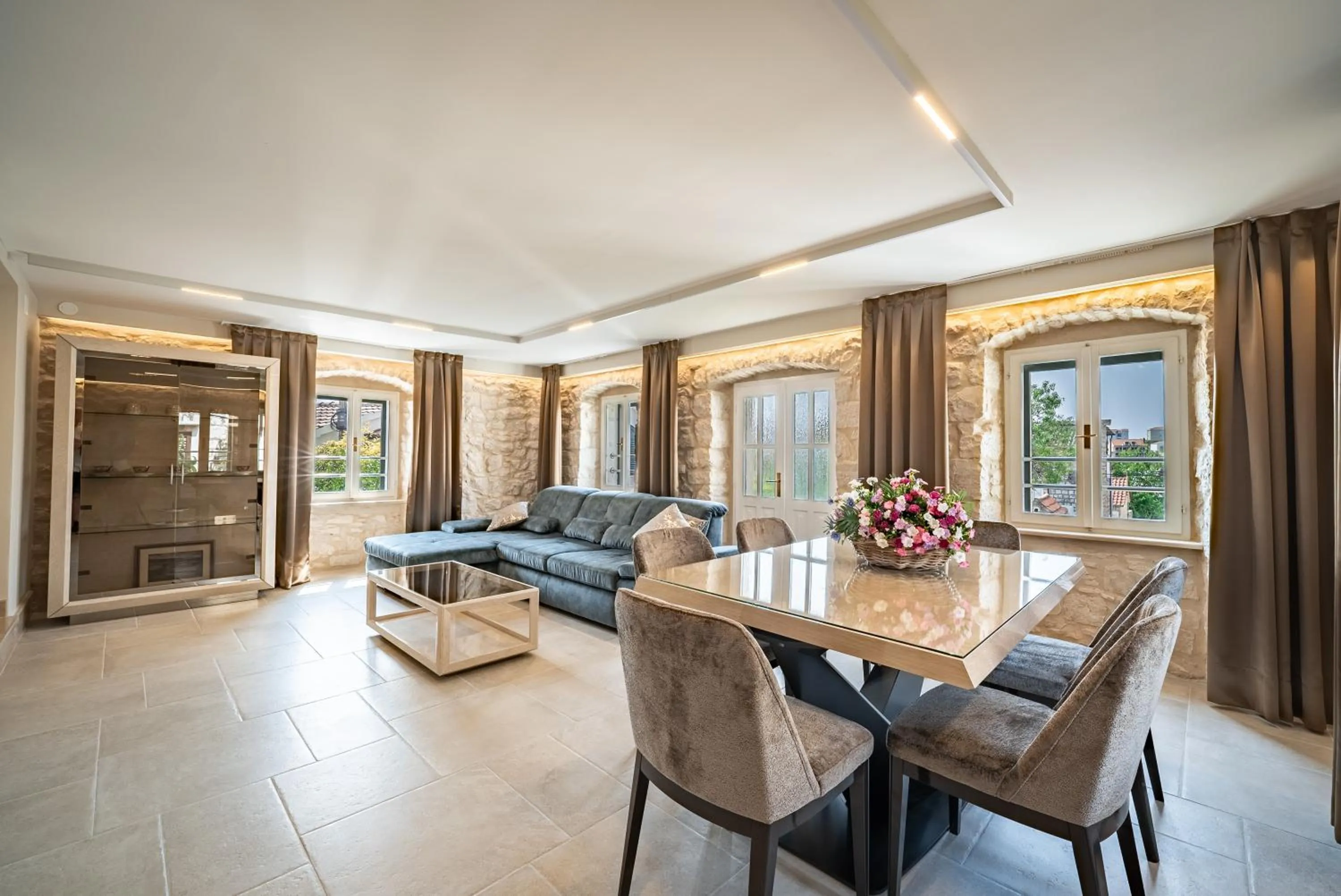 Dining area in Villa Rustica Dalmatia