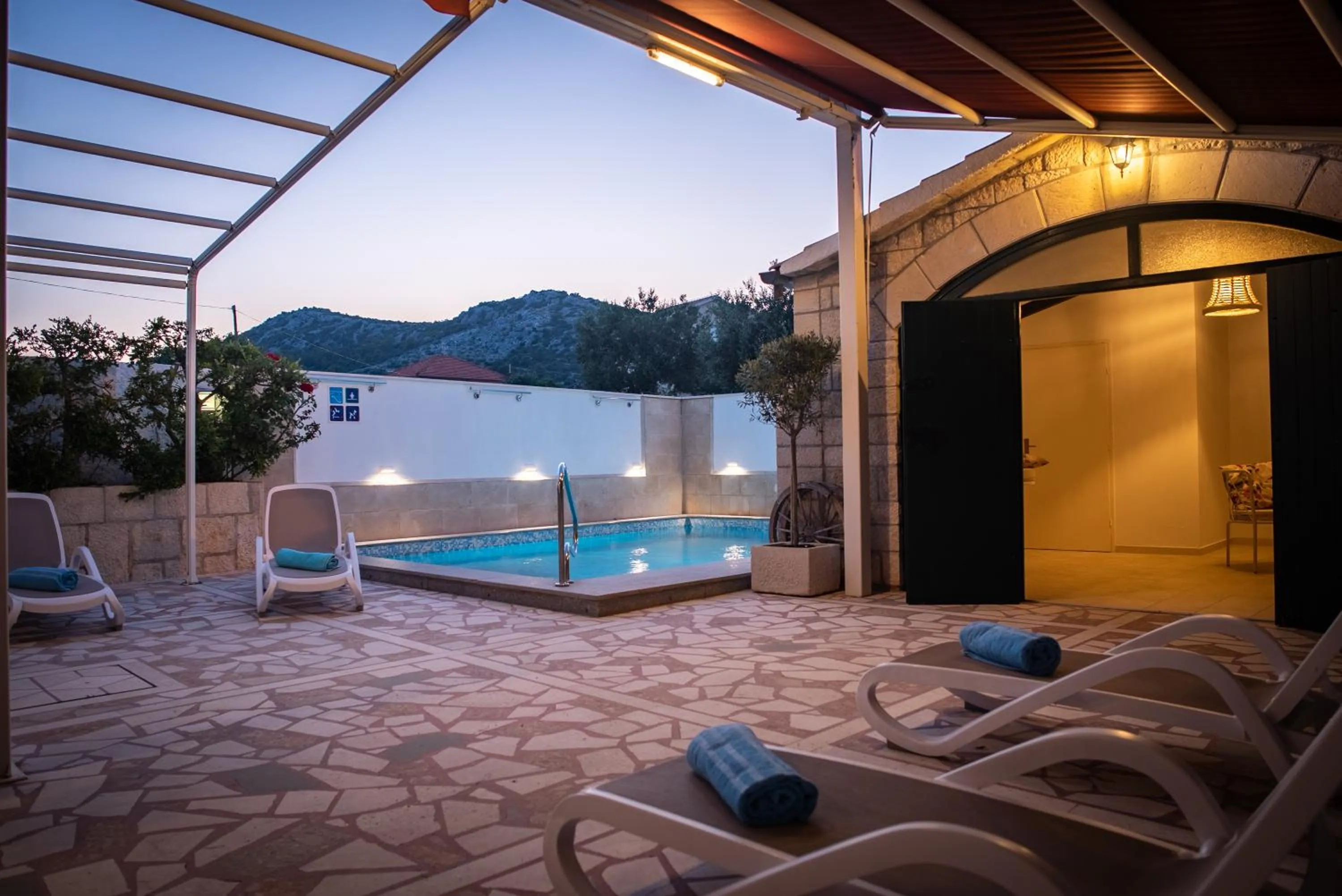 Patio in Villa Rustica Dalmatia