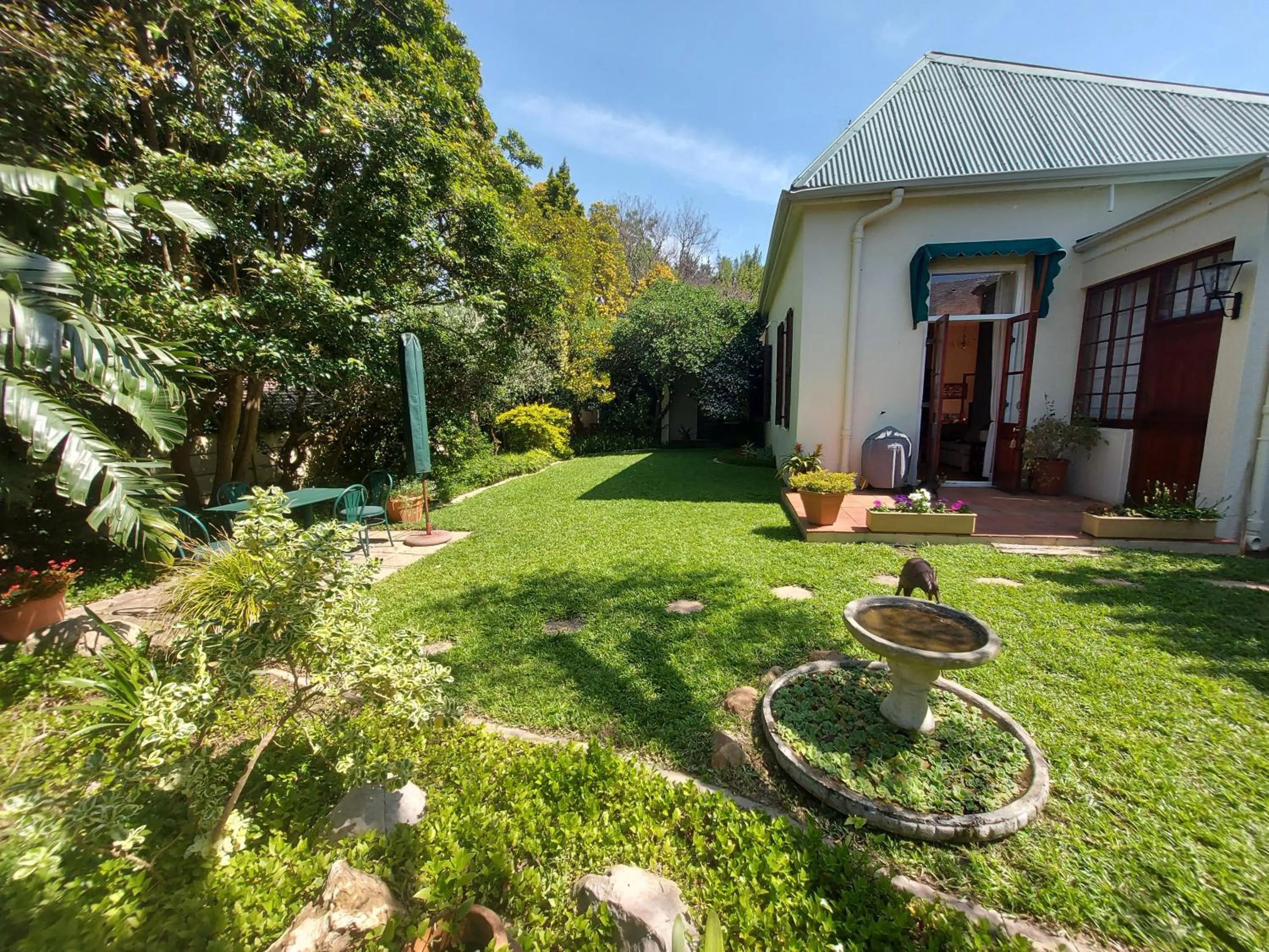 Garden in Newlands Guest House