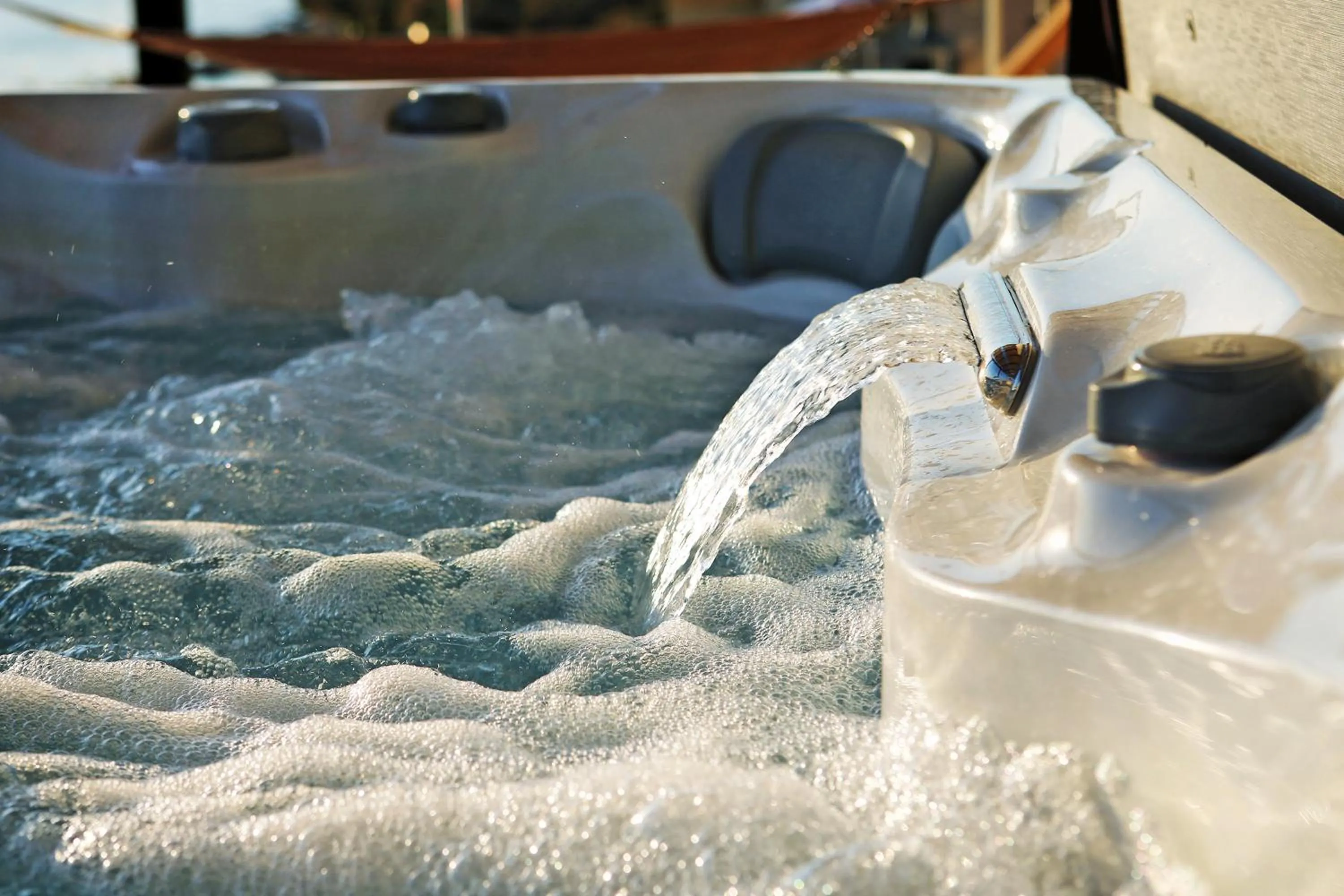 Hot Tub in Hotel Delfin