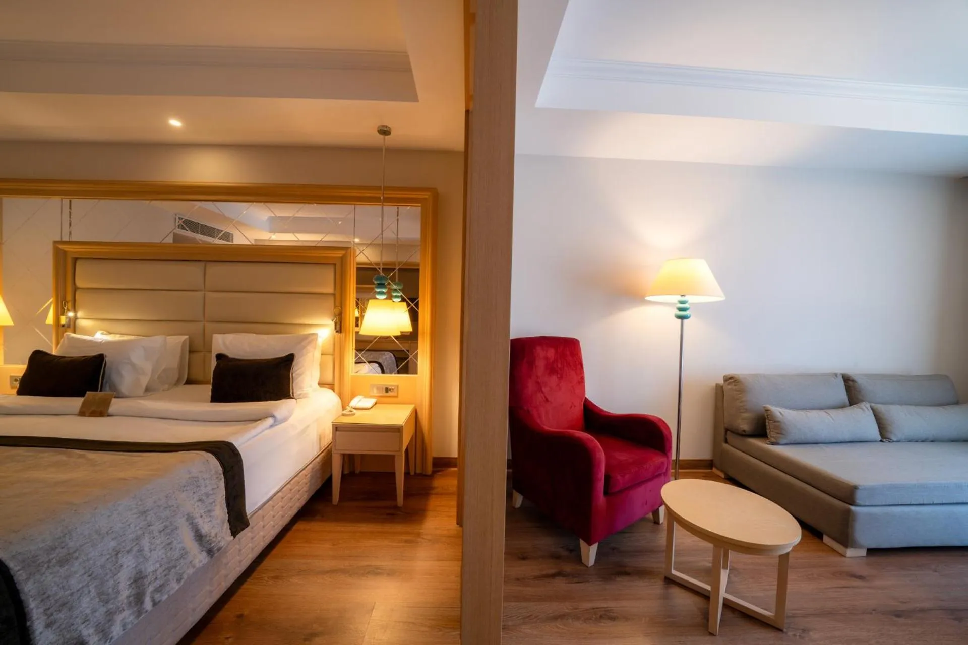 Bed in Korumar Ephesus Beach & Spa Resort - Ultra All Inclusive