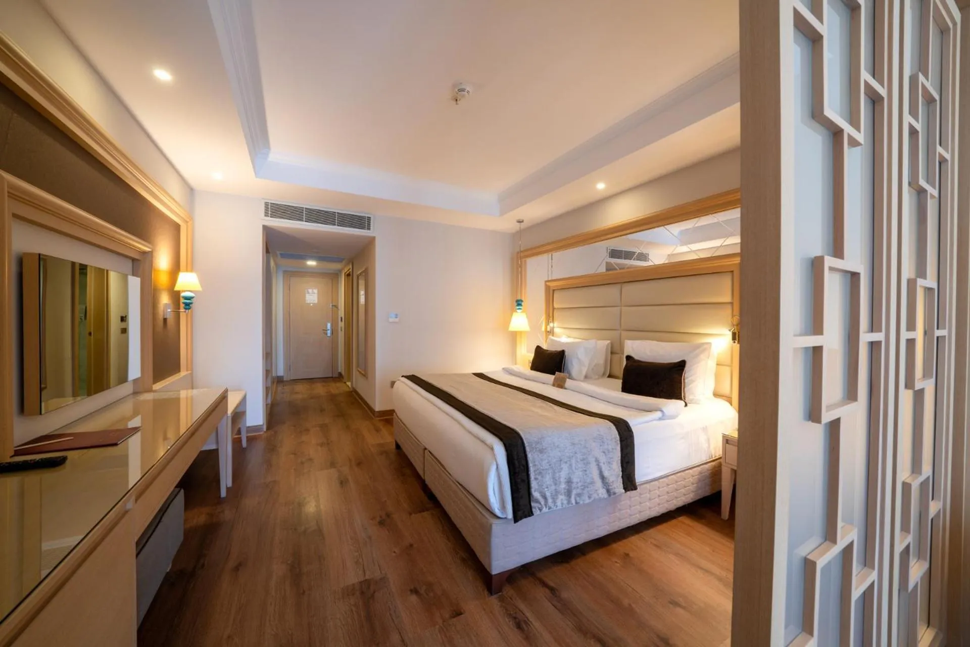 Bed in Korumar Ephesus Beach & Spa Resort - Ultra All Inclusive