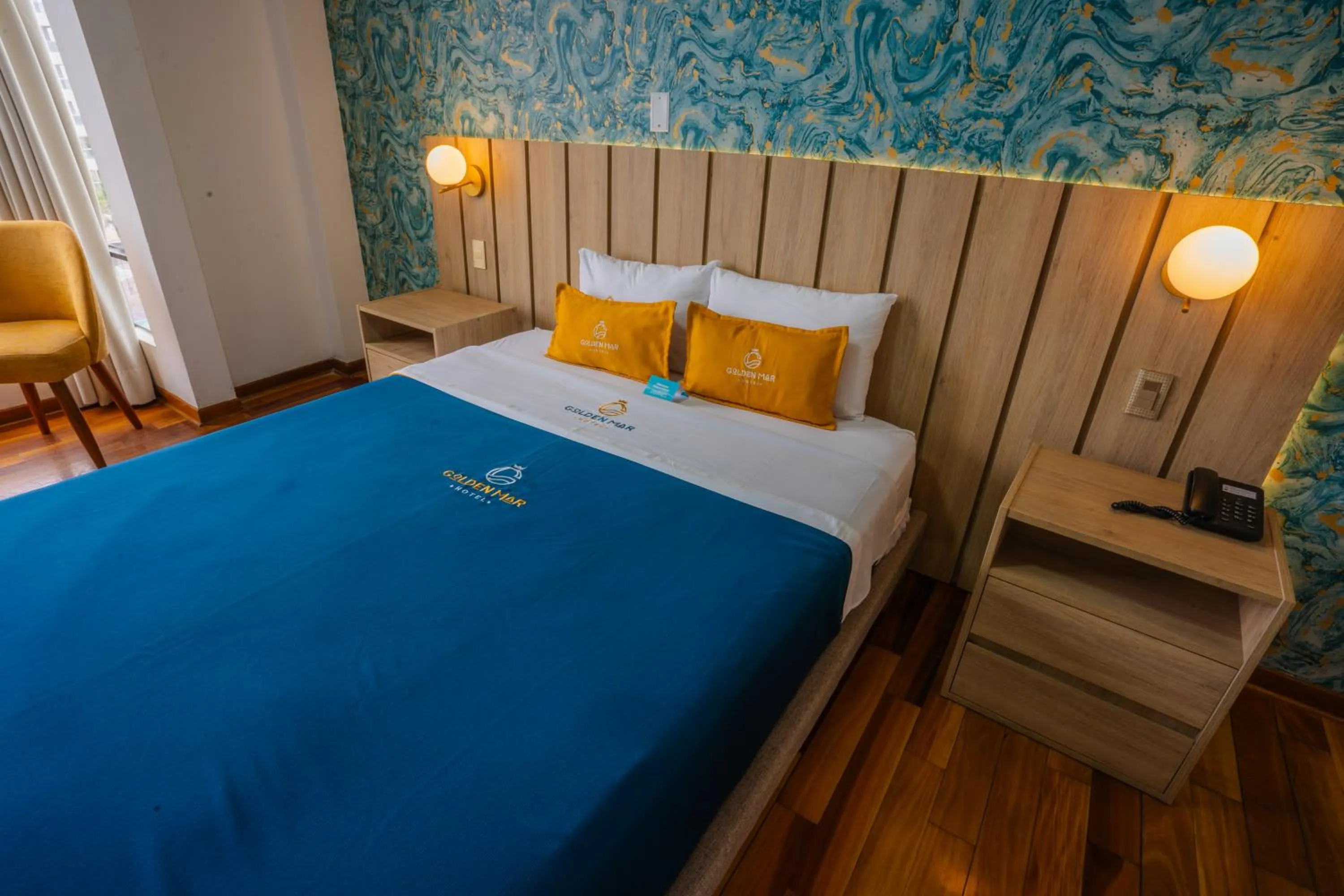 Bed in Golden Mar Hotel