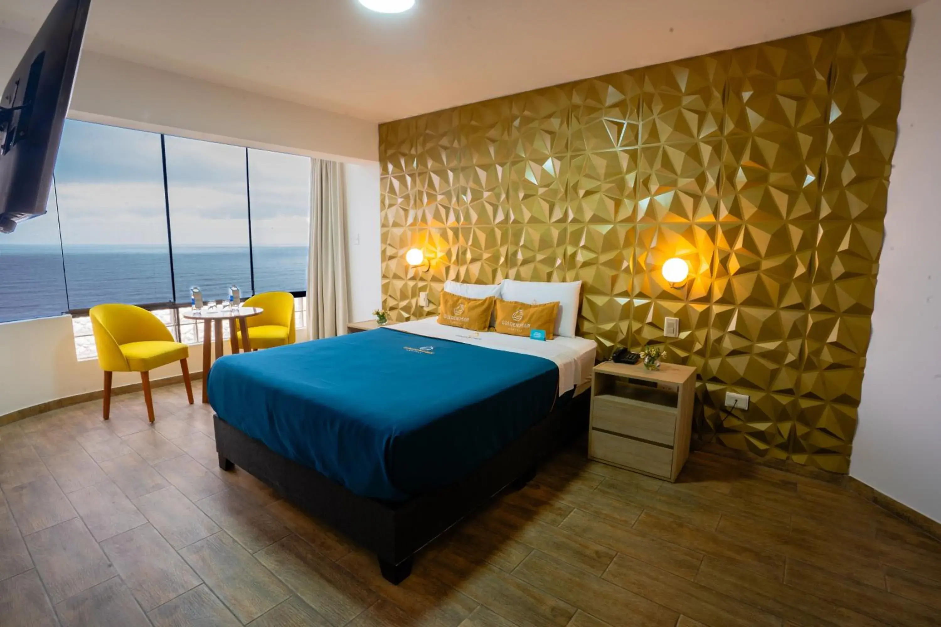 Deluxe Double Room with Sea View in Golden Mar Hotel Deluxe Double Room with Sea View in Golden Mar Hotel