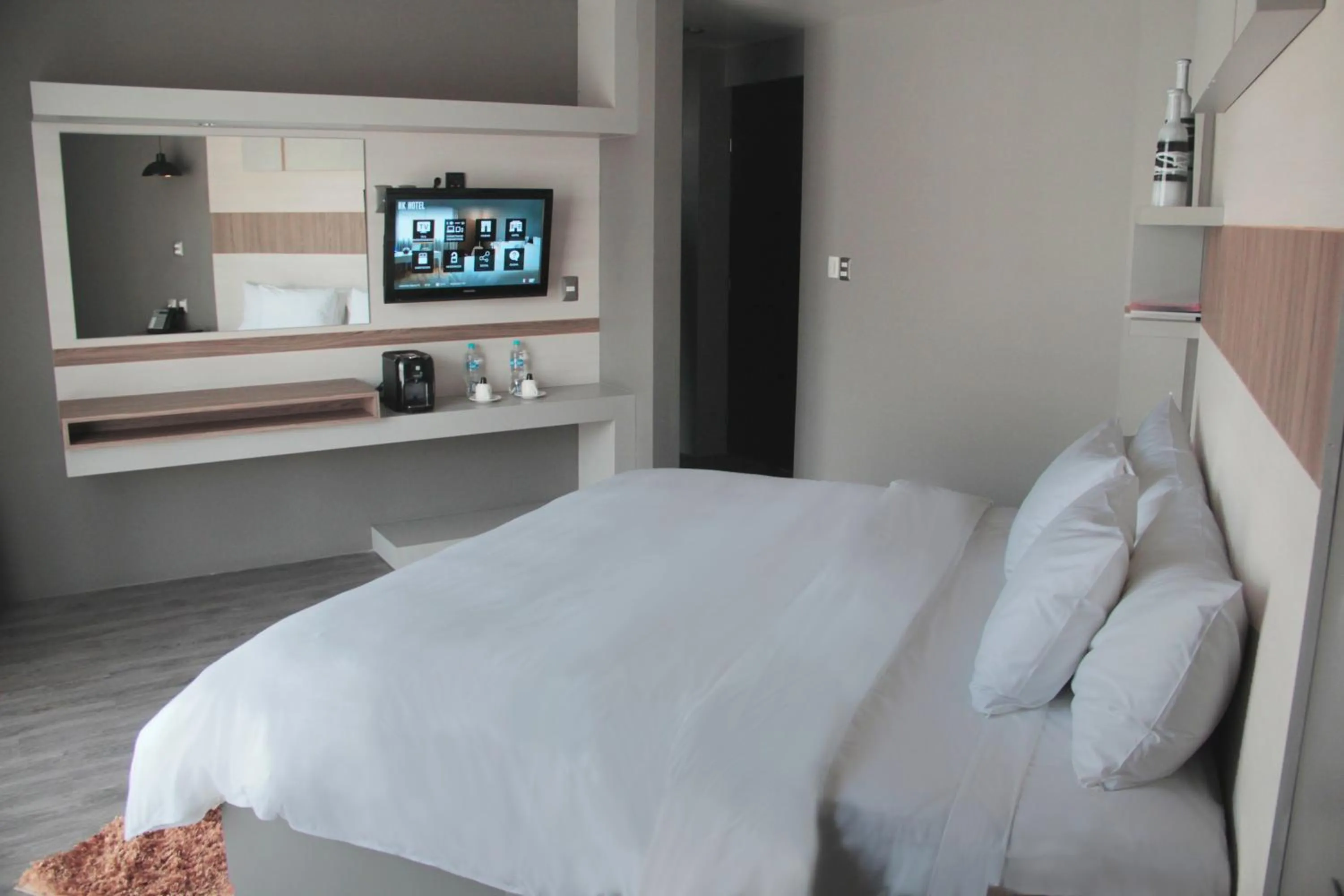 Bed in ESDUMA HK HOTEL Pachuca