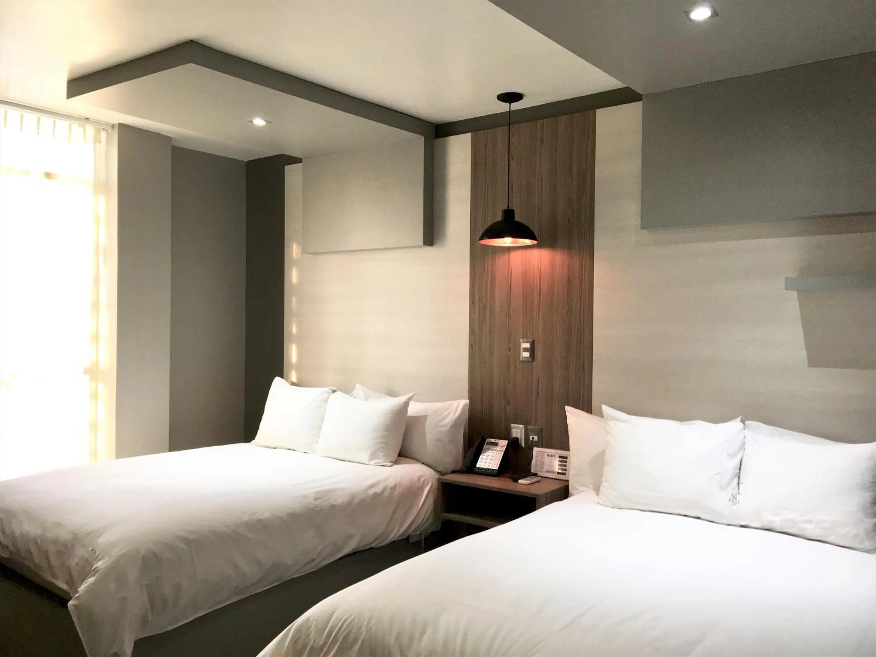 Bed in ESDUMA HK HOTEL Pachuca