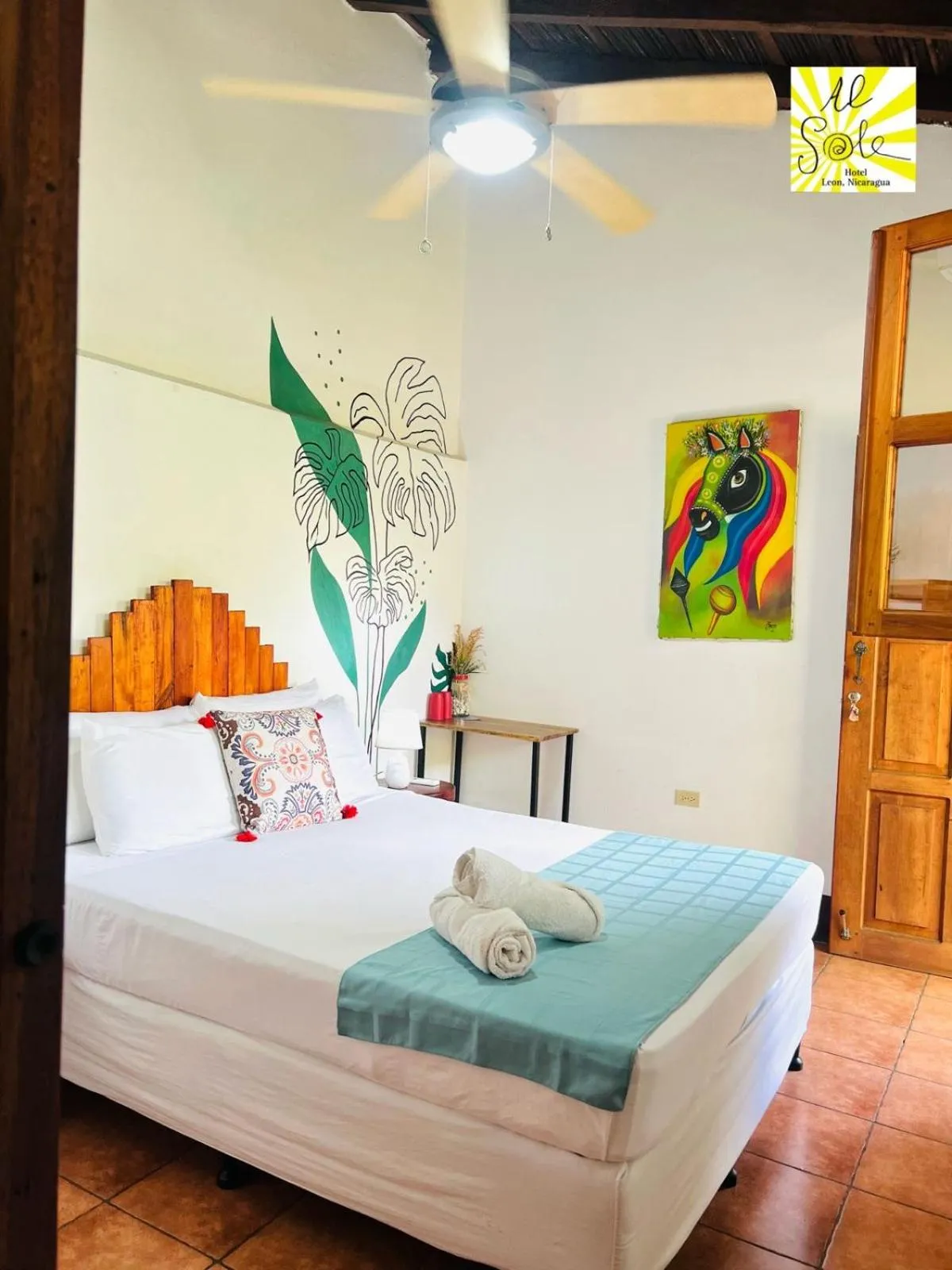 Bed in Hotel Al Sole